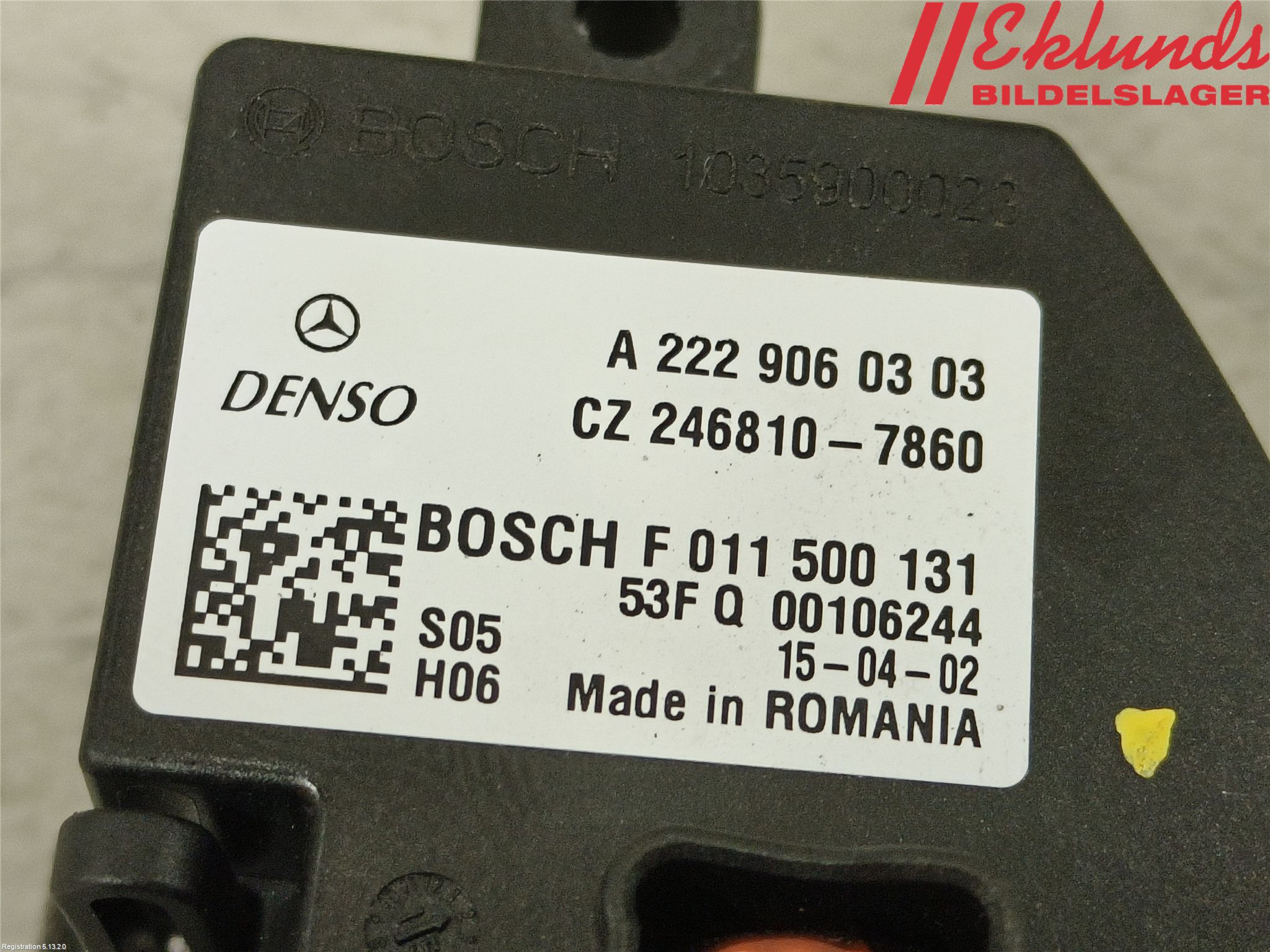 Mercedes-Benz MB A-KLASS (W176) 13-18 Värmefläktsmotstånd