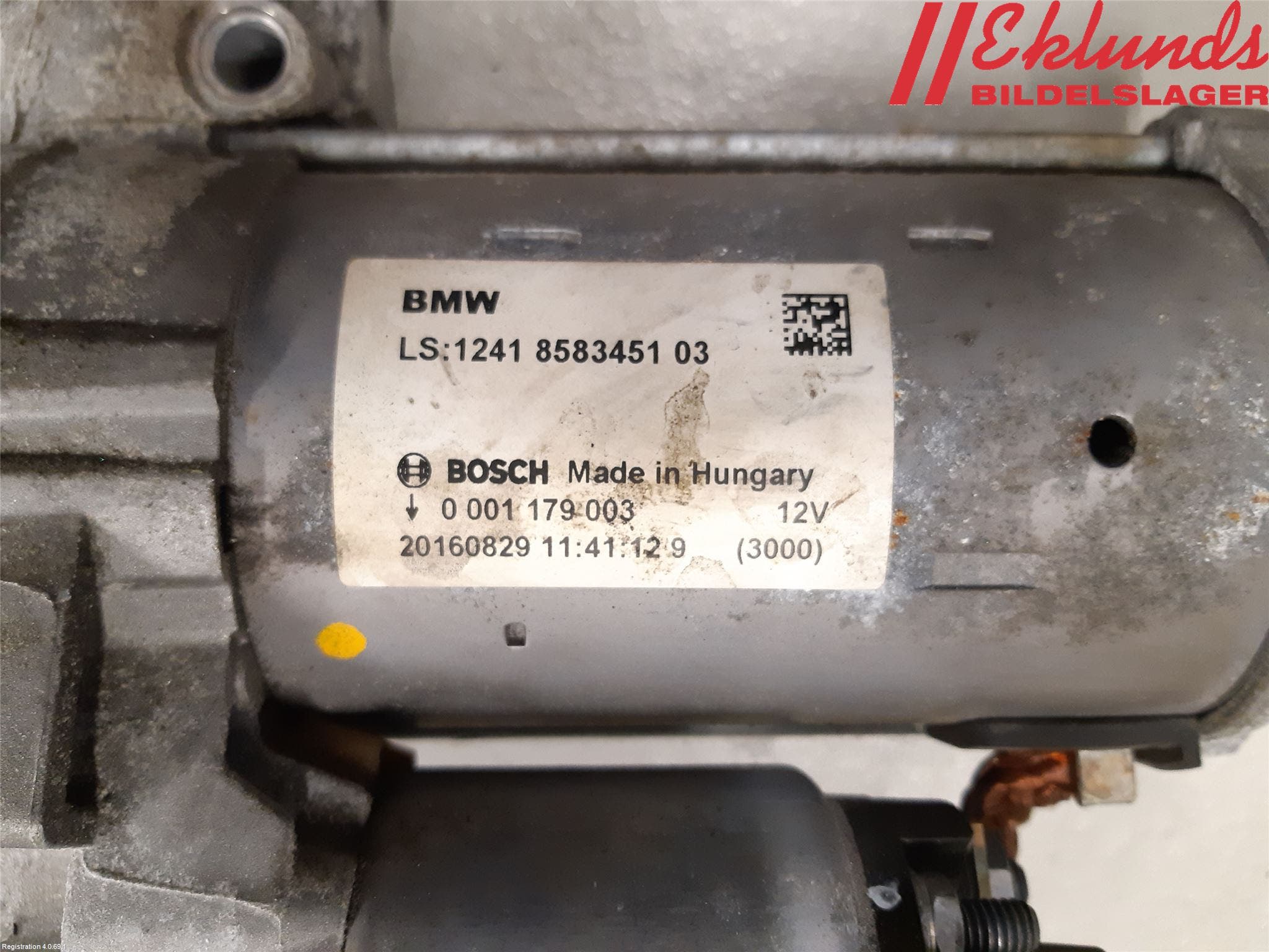 BMW 3 F30/F31/F80 12-19 Startmotor Diesel