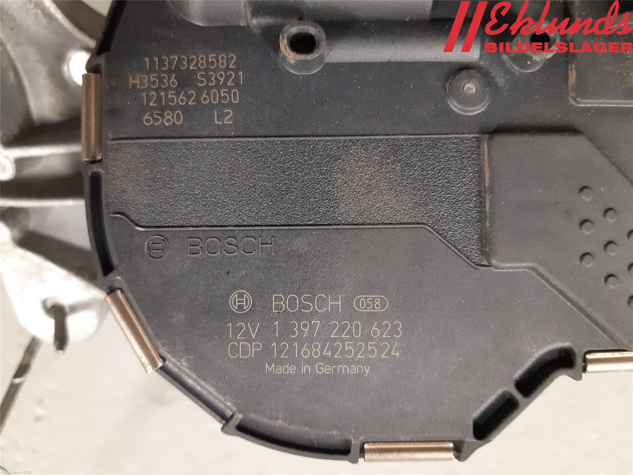 Opel ASTRA J 10-15 Torkarmotor Vindruta