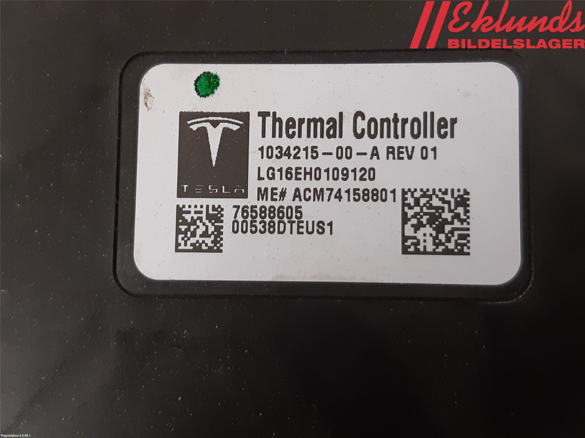 Tesla MODEL S 13- Styrenhet Övrigt