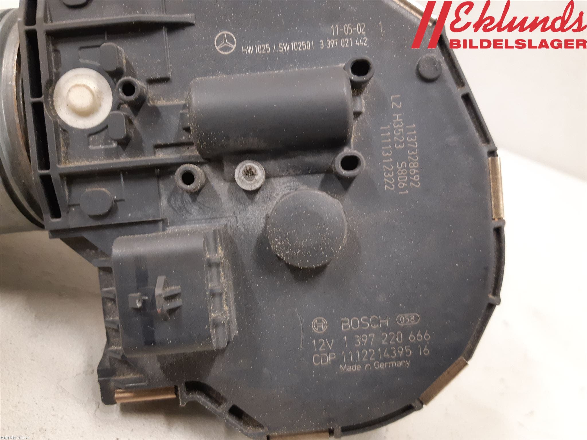 Mercedes-Benz MB CLS (C218/X218) 11-17 Torkarmotor Vindruta