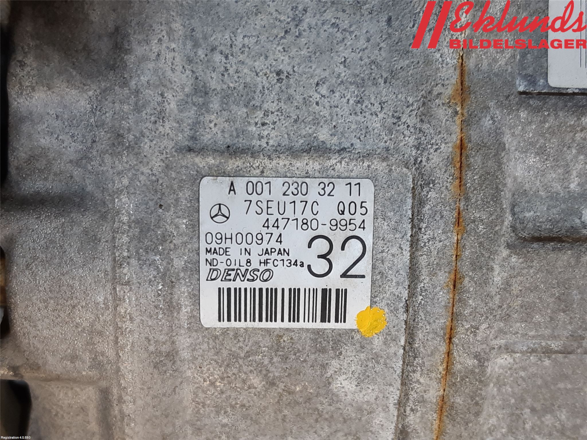 Mercedes-Benz MB SPRINTER (W906) 06-18 Ac Kompressor