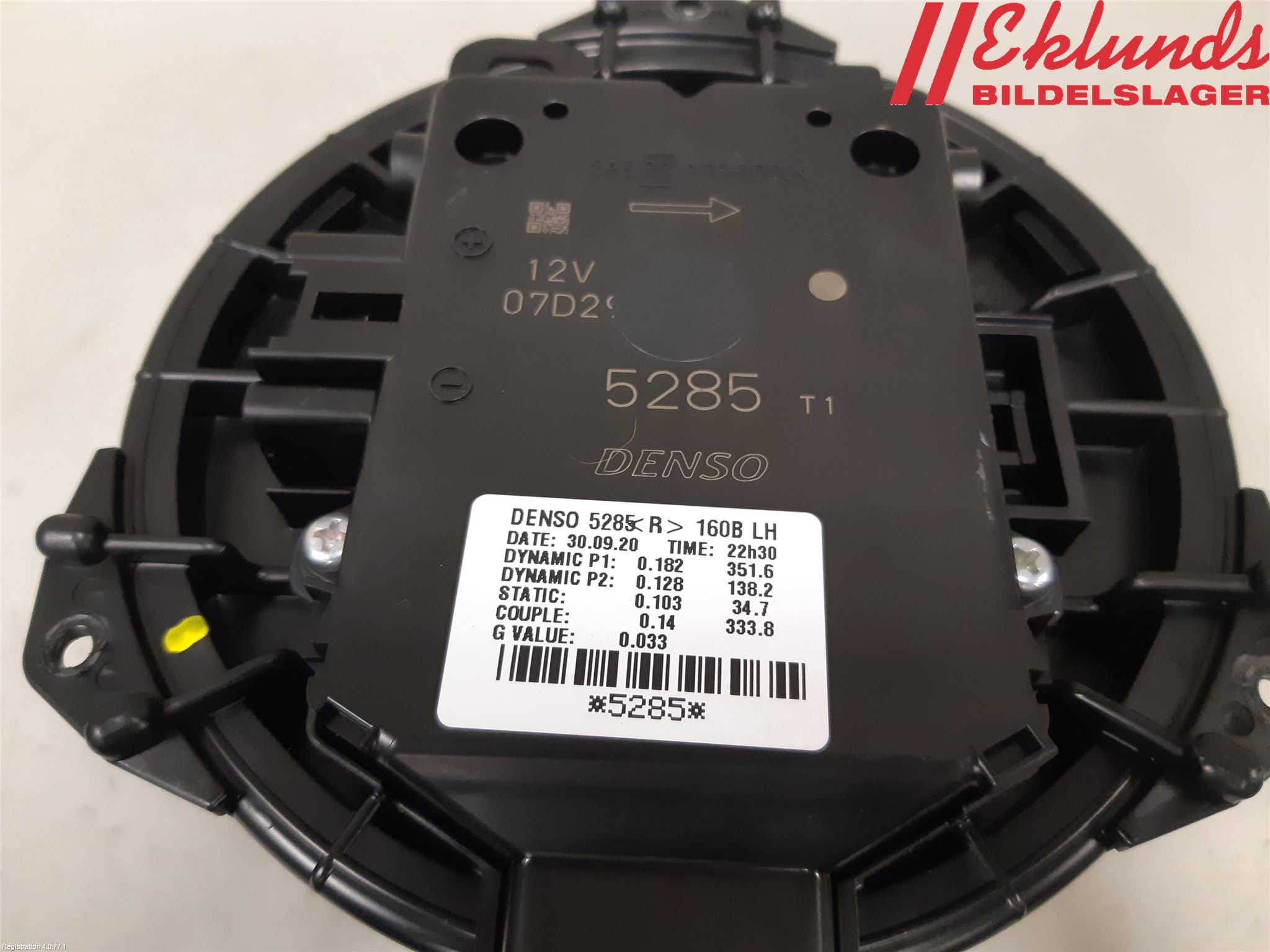 Toyota COROLLA 19- Värmefläkt