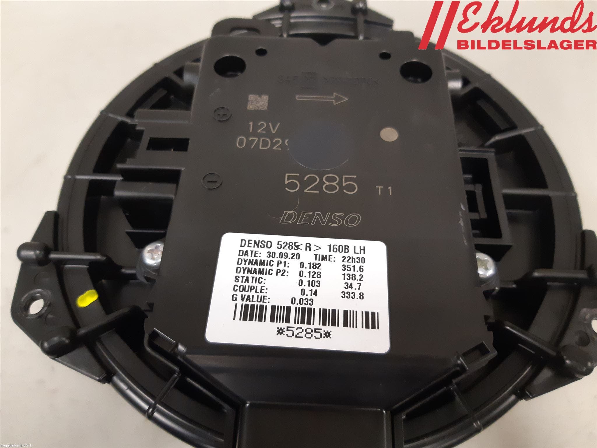 Toyota COROLLA 19- Värmefläkt