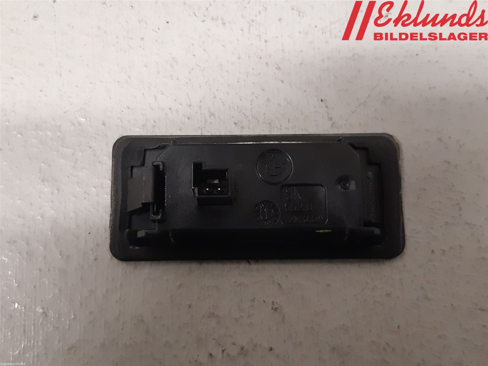 BMW 3 F30/F31/F80 12-19 Skylt Belysning