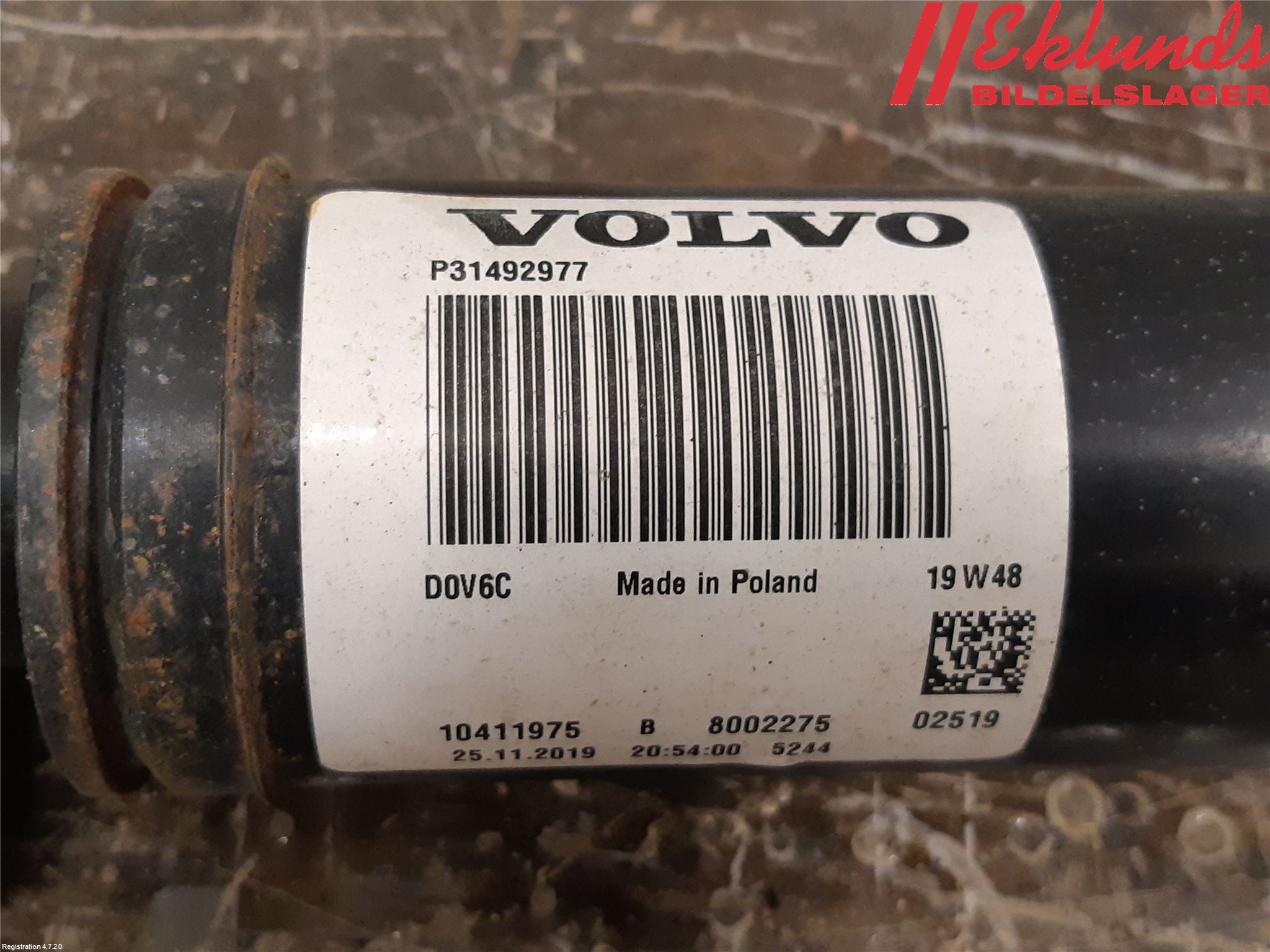Volvo XC40/RECHARGE 18- Mellanaxel Komp