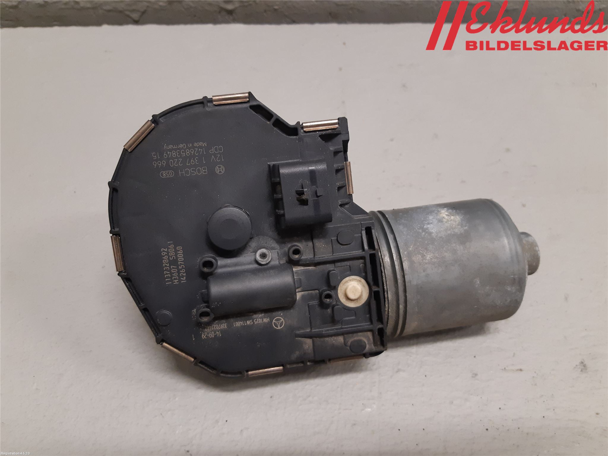 Mercedes-Benz MB E-KLASS (W212) 09-16 Torkarmotor Vindruta