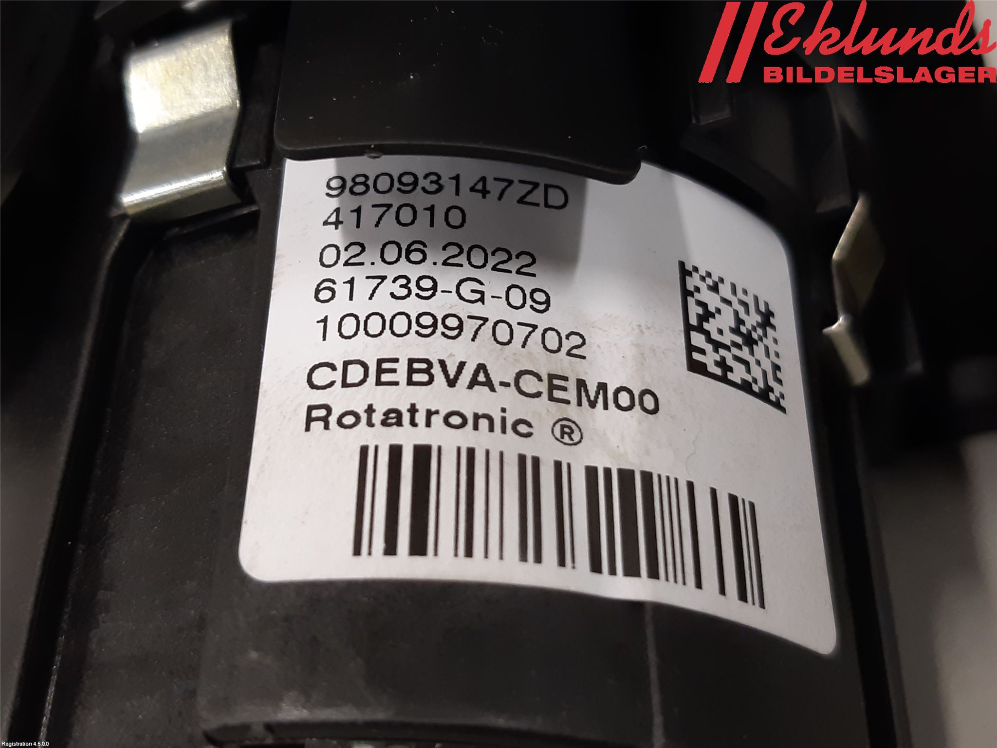 Citroen JUMPY/E-JUMPY 16- Strömställare Växellåda