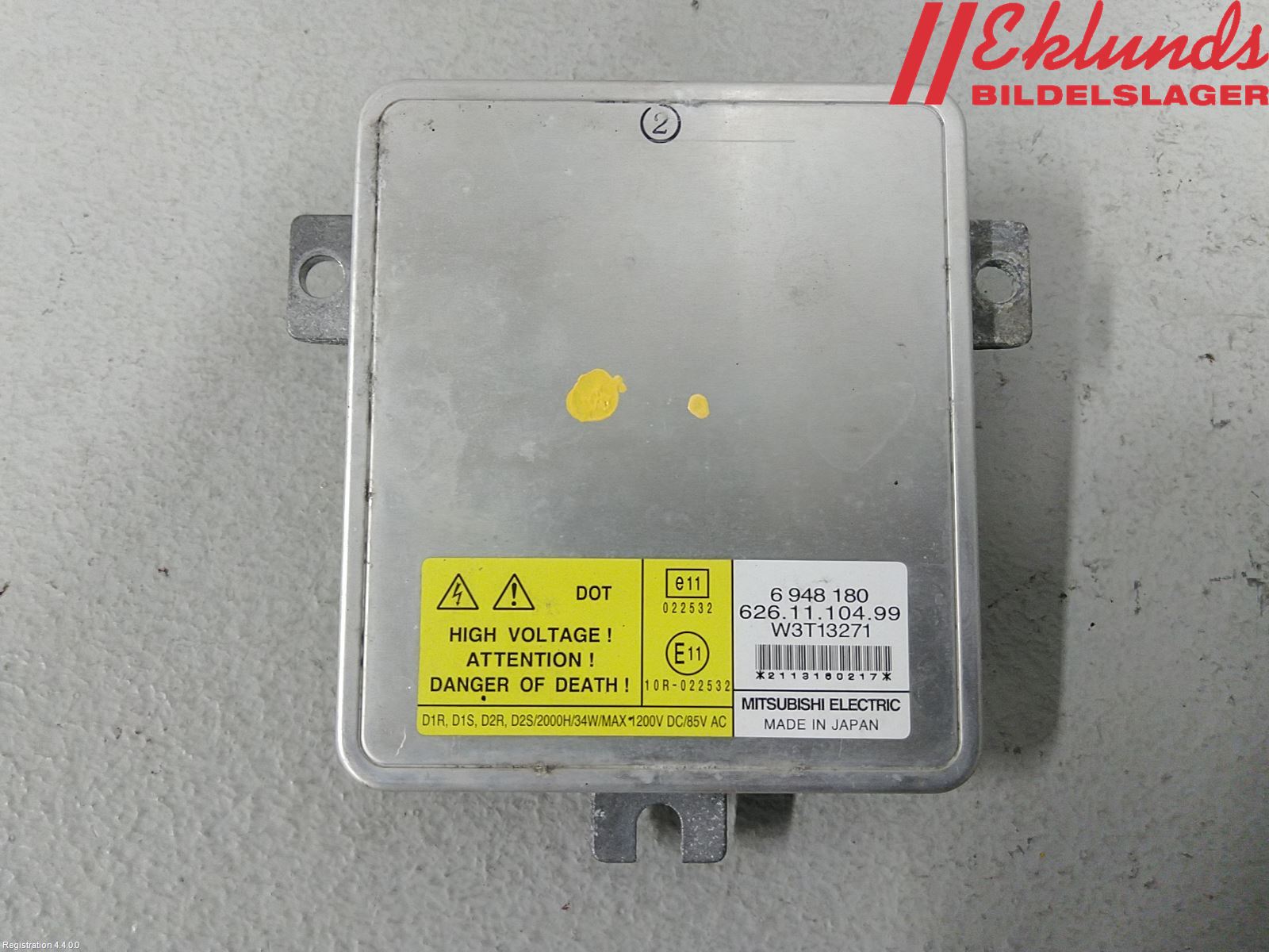 Volvo V70 08-13 Styrenhet Strålkastare