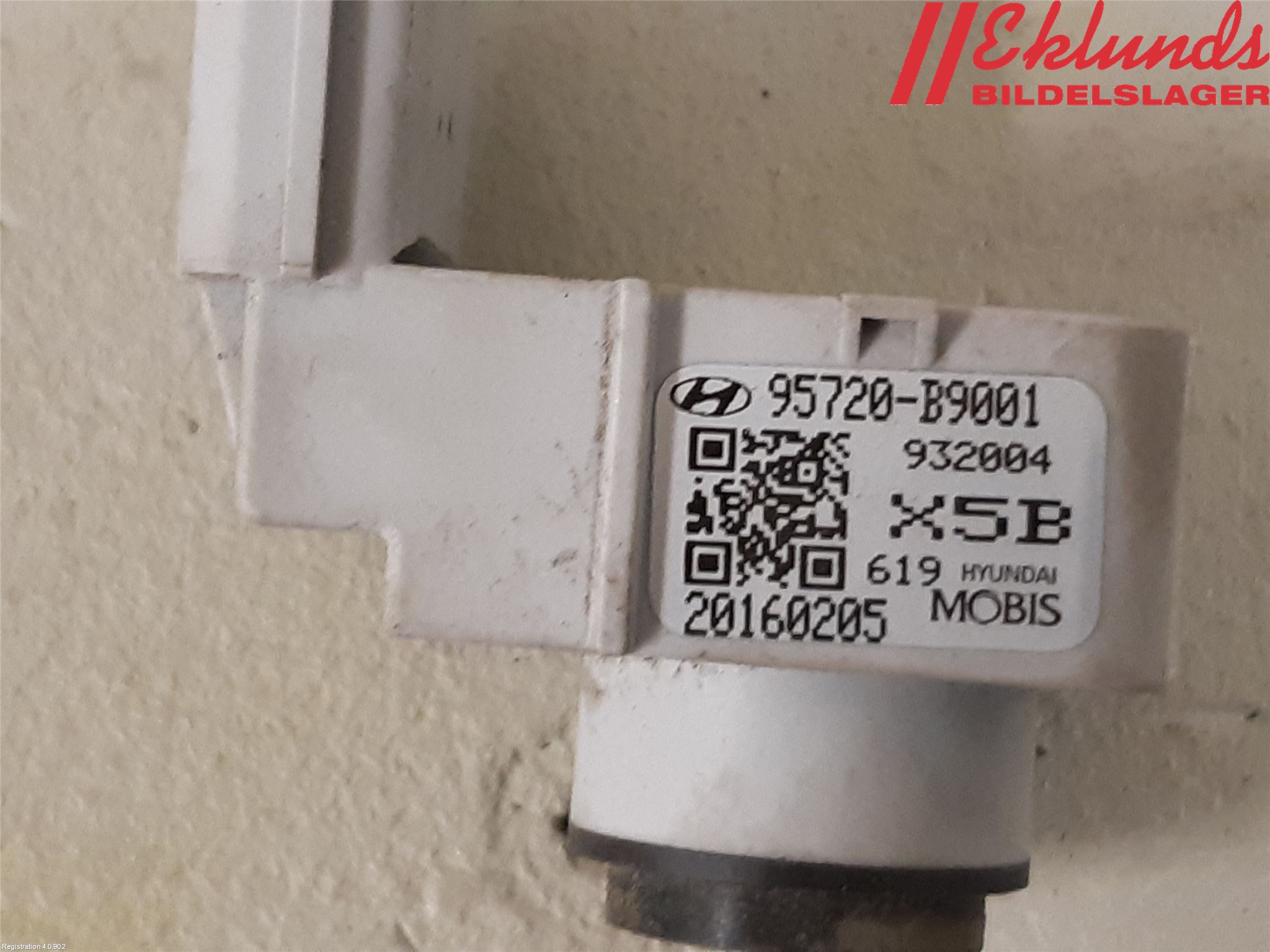 Hyundai i10 BA 14-16 Parkeringshjälp Backsensor