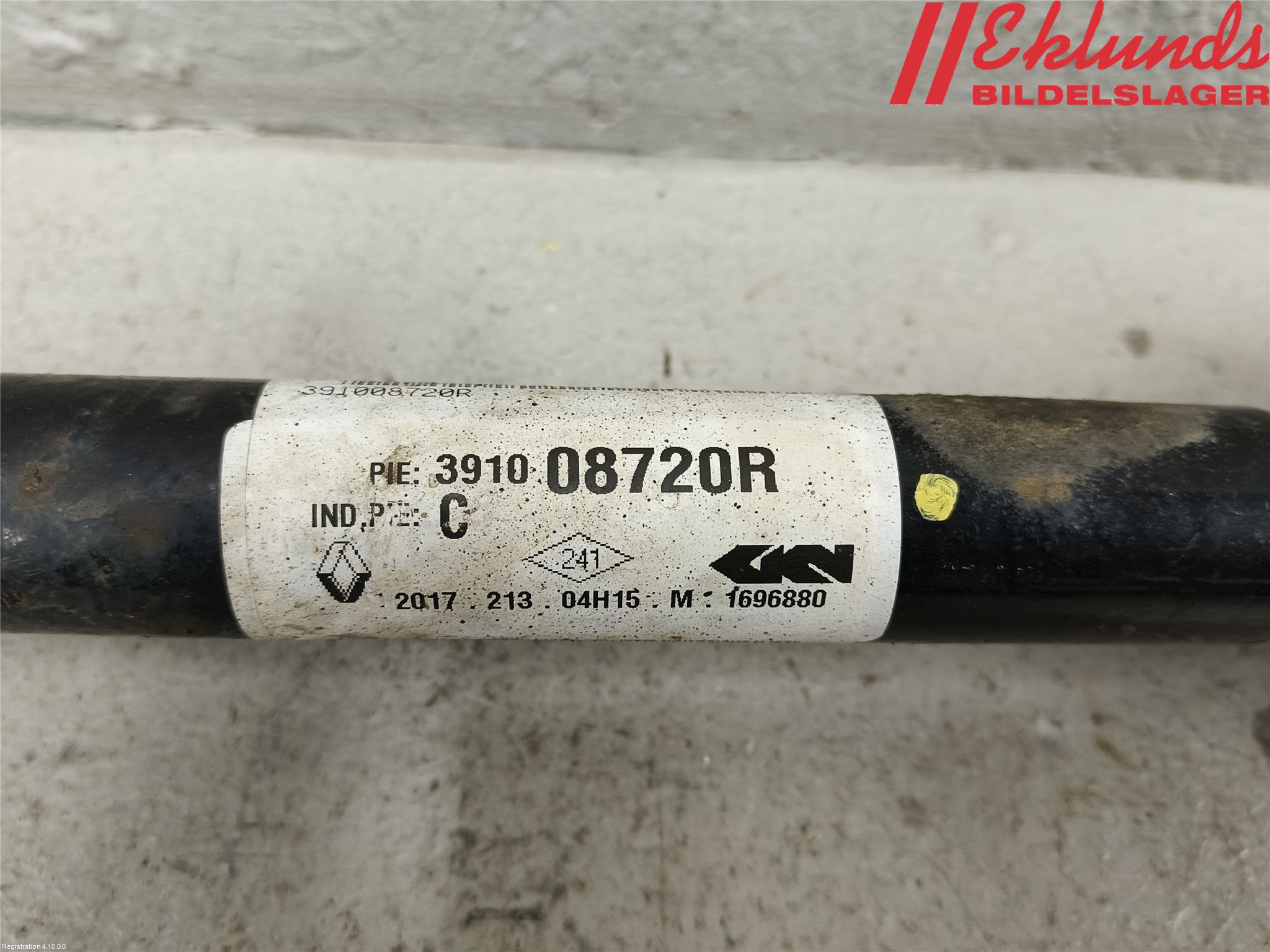 Renault ZOE/E-TECH 13- Drivaxel Fram Höger