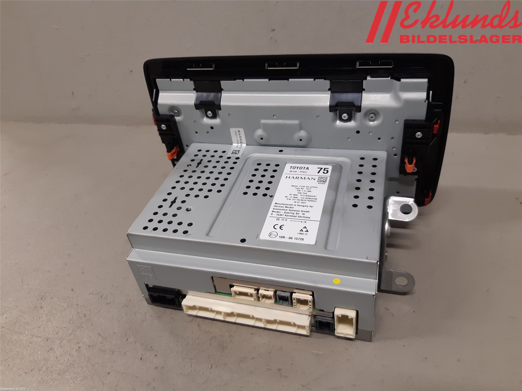 Toyota YARIS CROSS XP21 21- Cd Radio - Multimediapanel