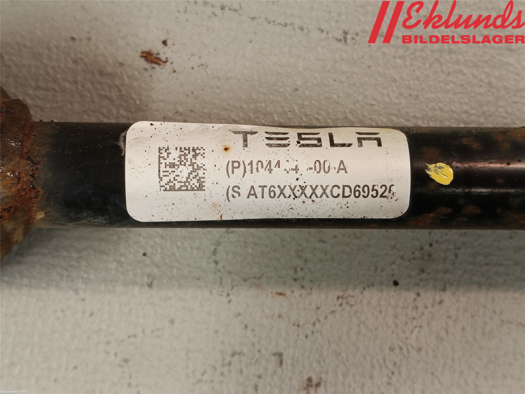 Tesla MODEL 3 17- Bärarm Bak Vänster