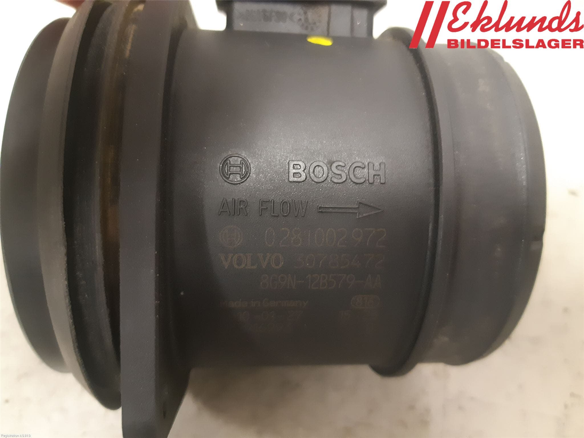 Volvo V70 08-13 Injluftmassamätare