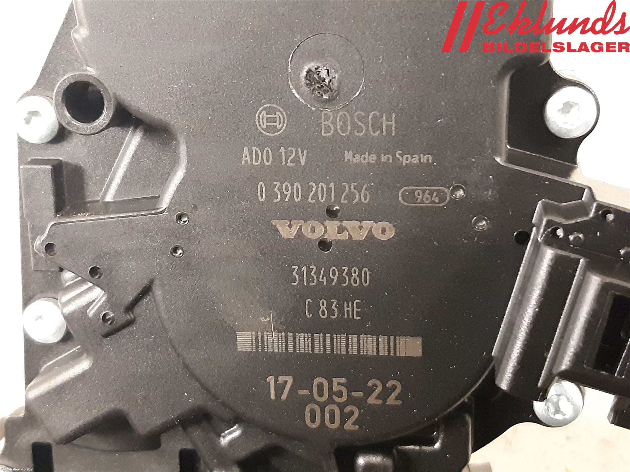 Volvo V90 17->> Torkarmotor Baklucka