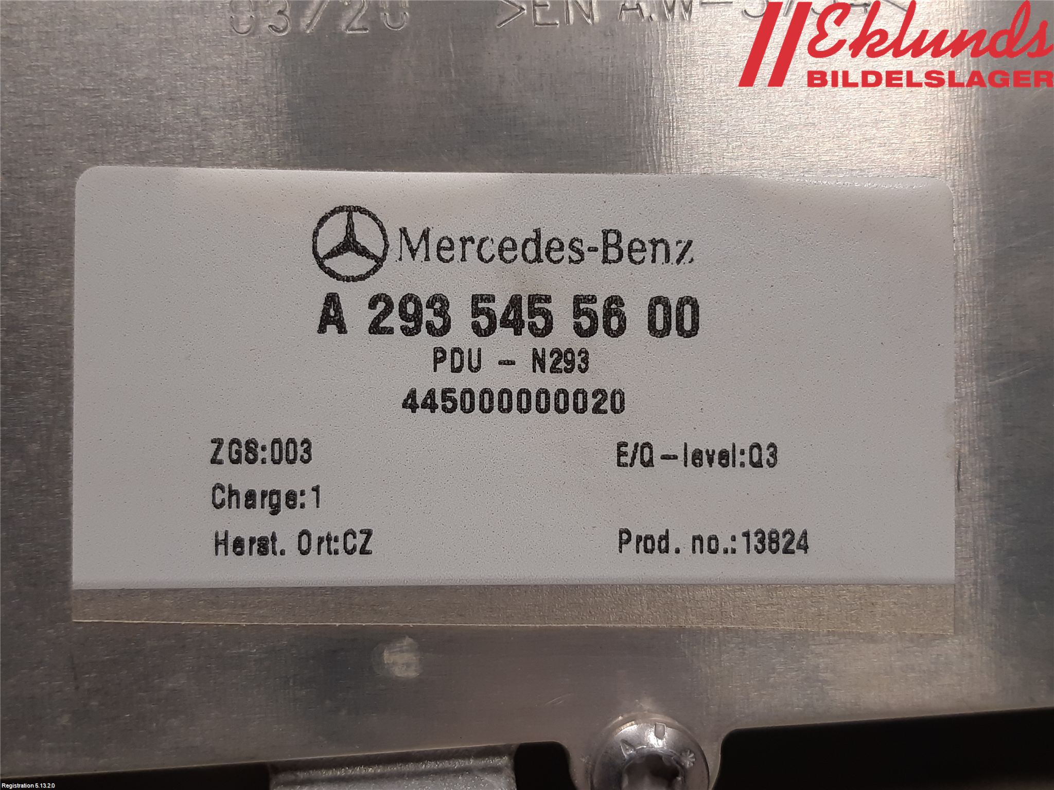 Mercedes-Benz MB EQC (N293) 20- El Övrigt