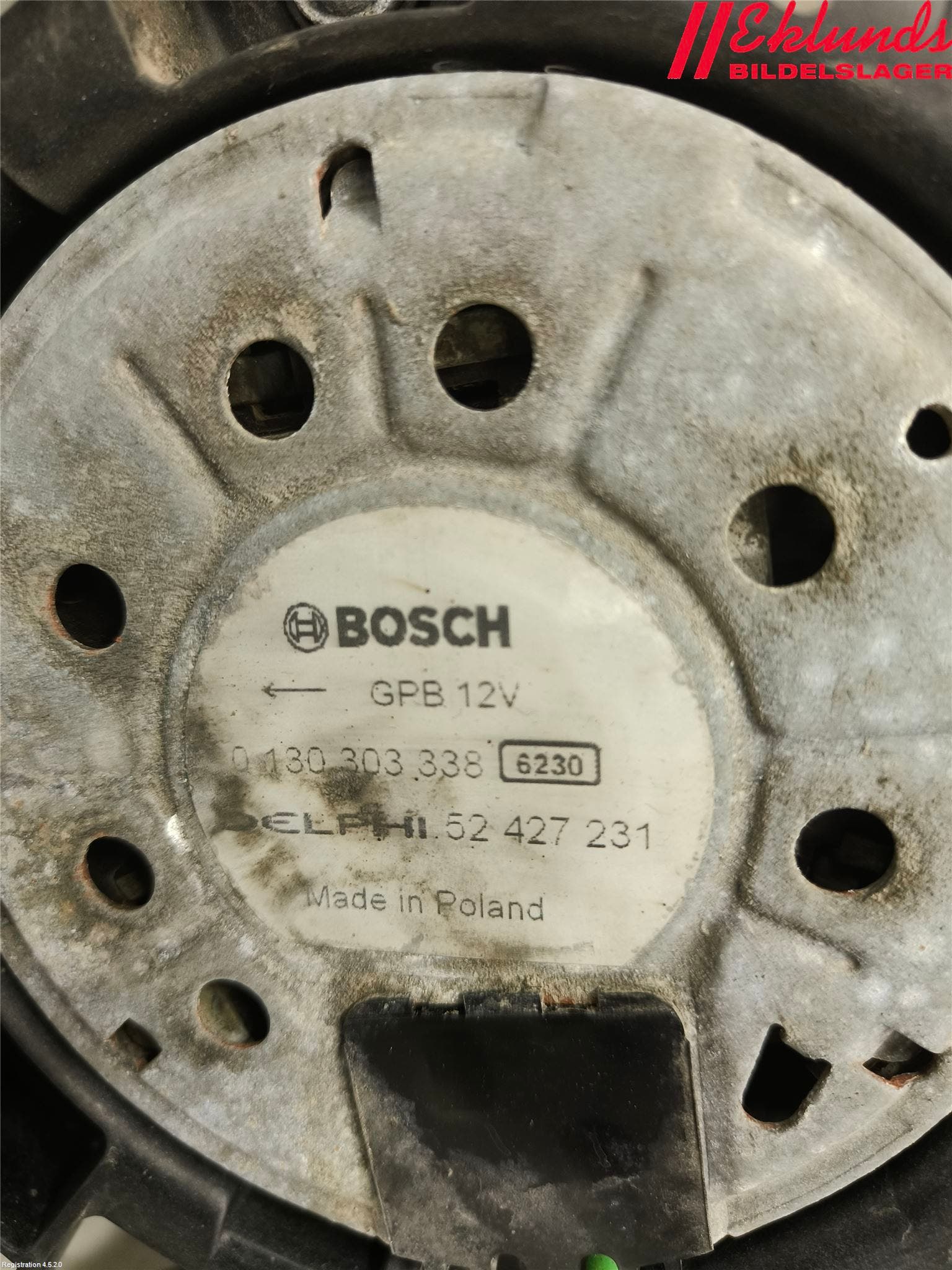 Opel ASTRA J 10-15 Kylfläkt El