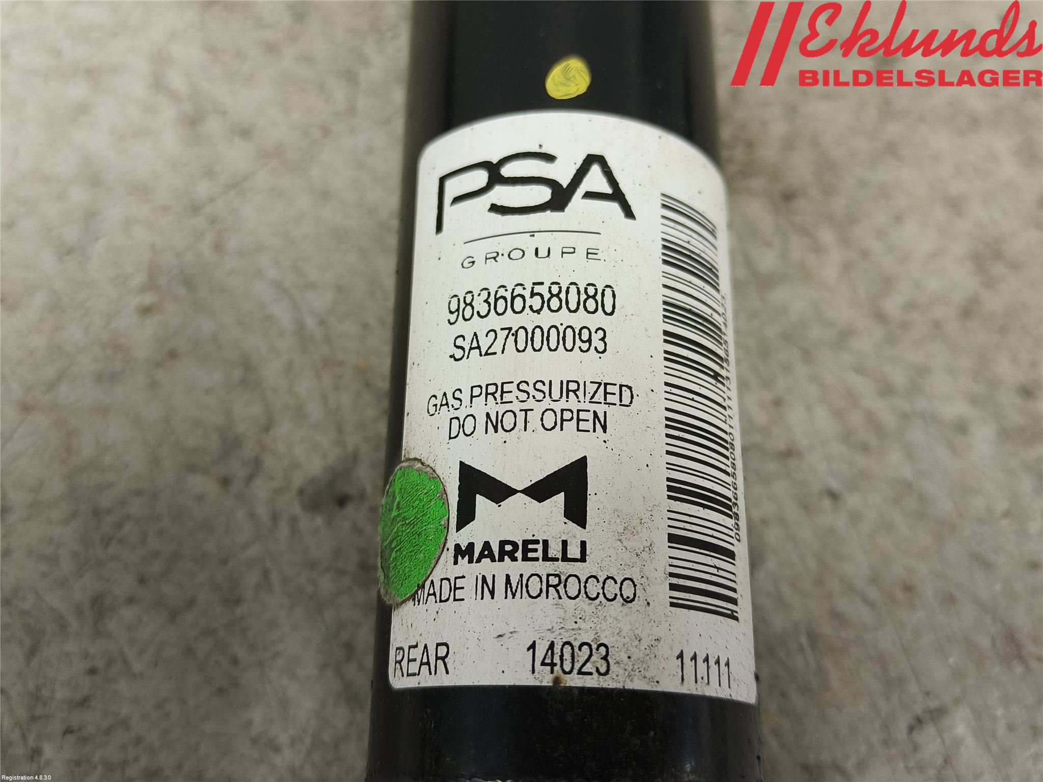 Peugeot 2008/E-2008 20- Stötdämpare Bak