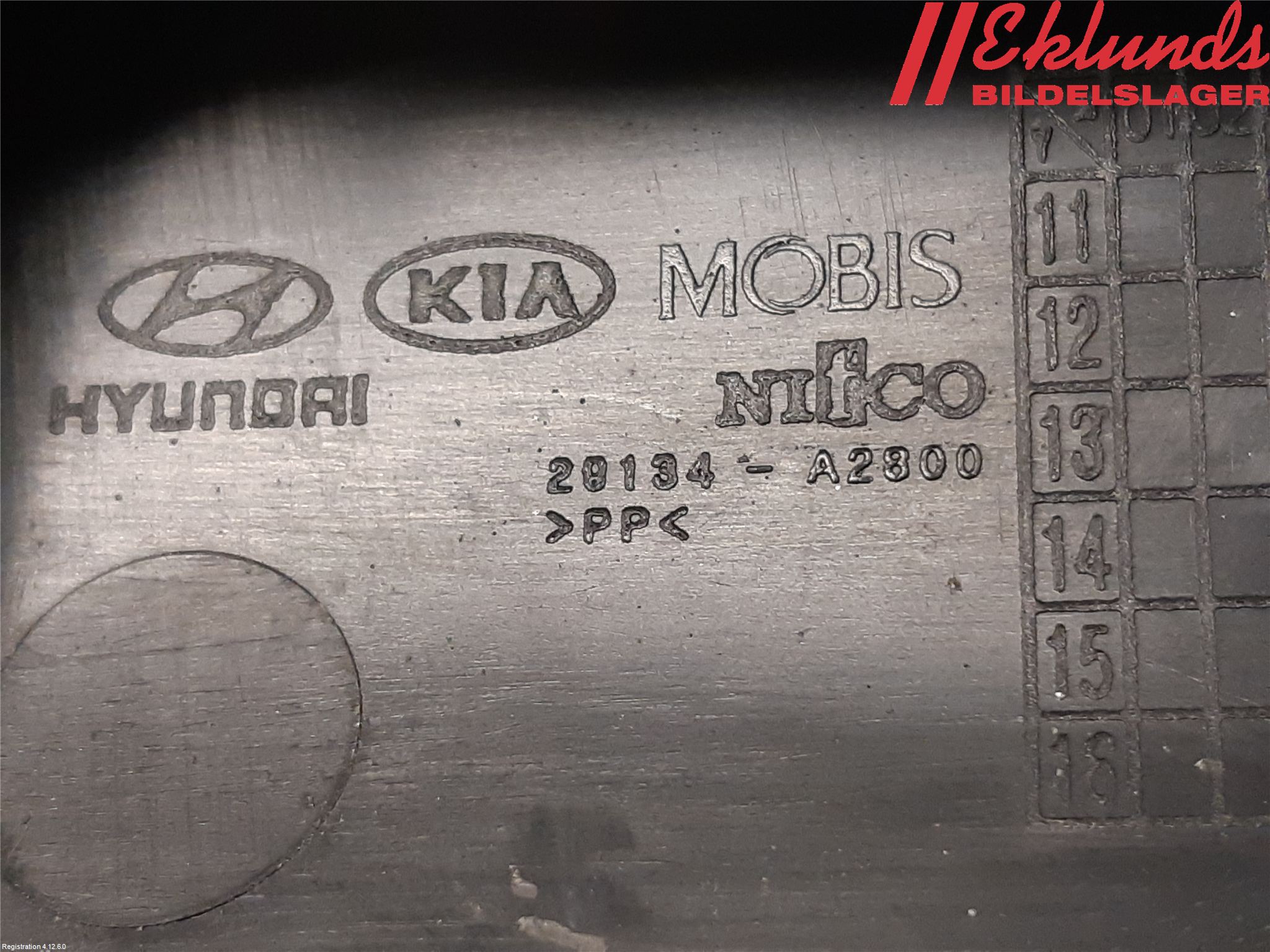 Kia CEED 12-18 Deflektor Plåt-Plast Kylning