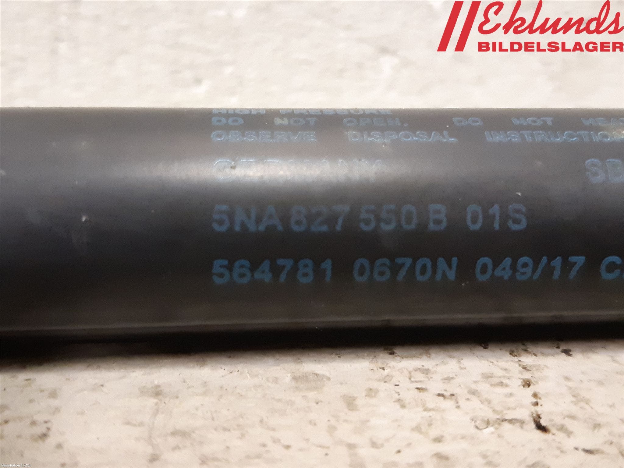 Volkswagen VW TIGUAN 16-24 Gasfjäder Baklucka