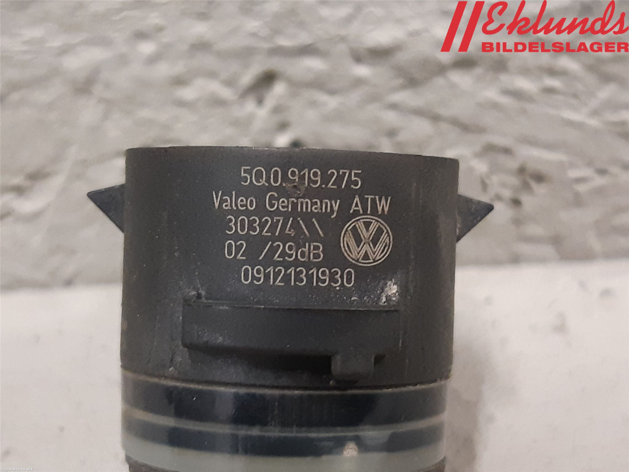 Volkswagen VW GOLF / E-GOLF VII 13-20 Parkeringshjälp Backsensor