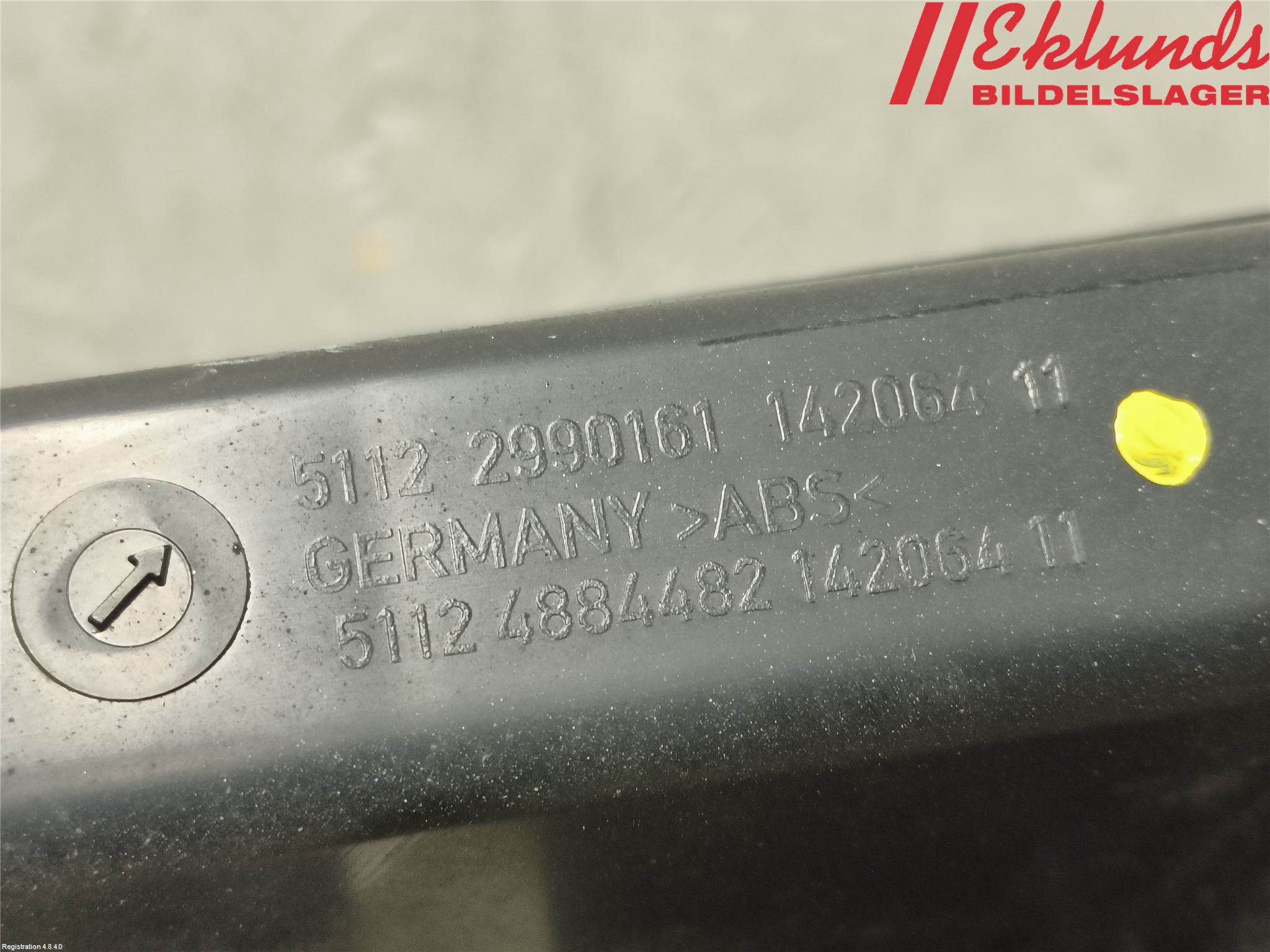 BMW X1 E84 10-15 Stötfångardel Bak Mitt