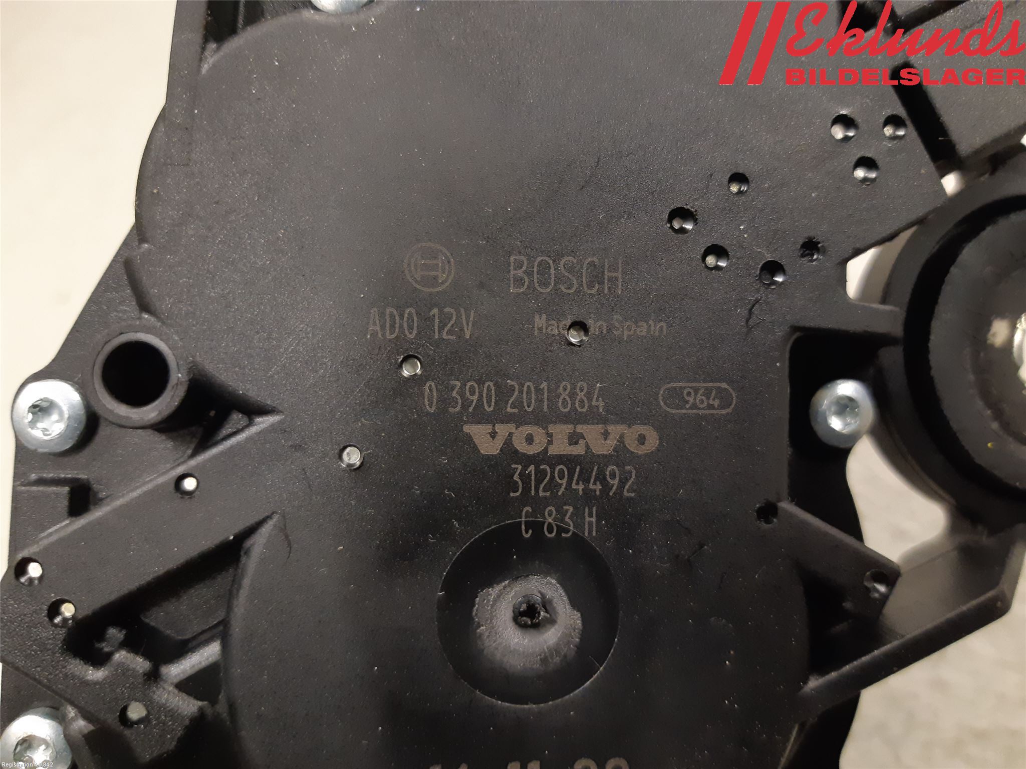 Volvo V40 CROSS COUNTRY 13-19 Torkarmotor Baklucka