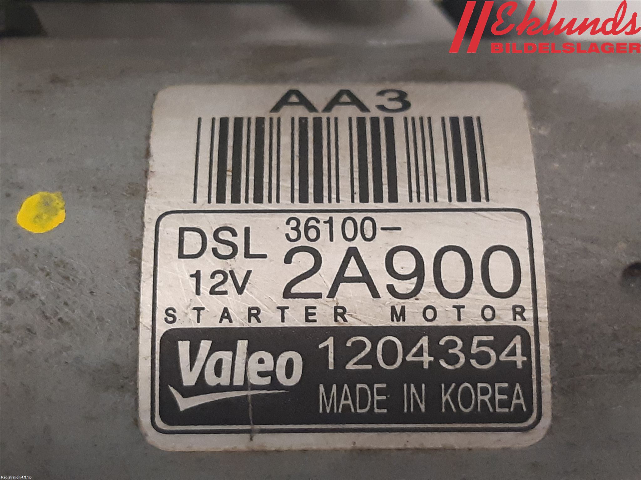 Kia CARENS III 13-19 Startmotor Diesel
