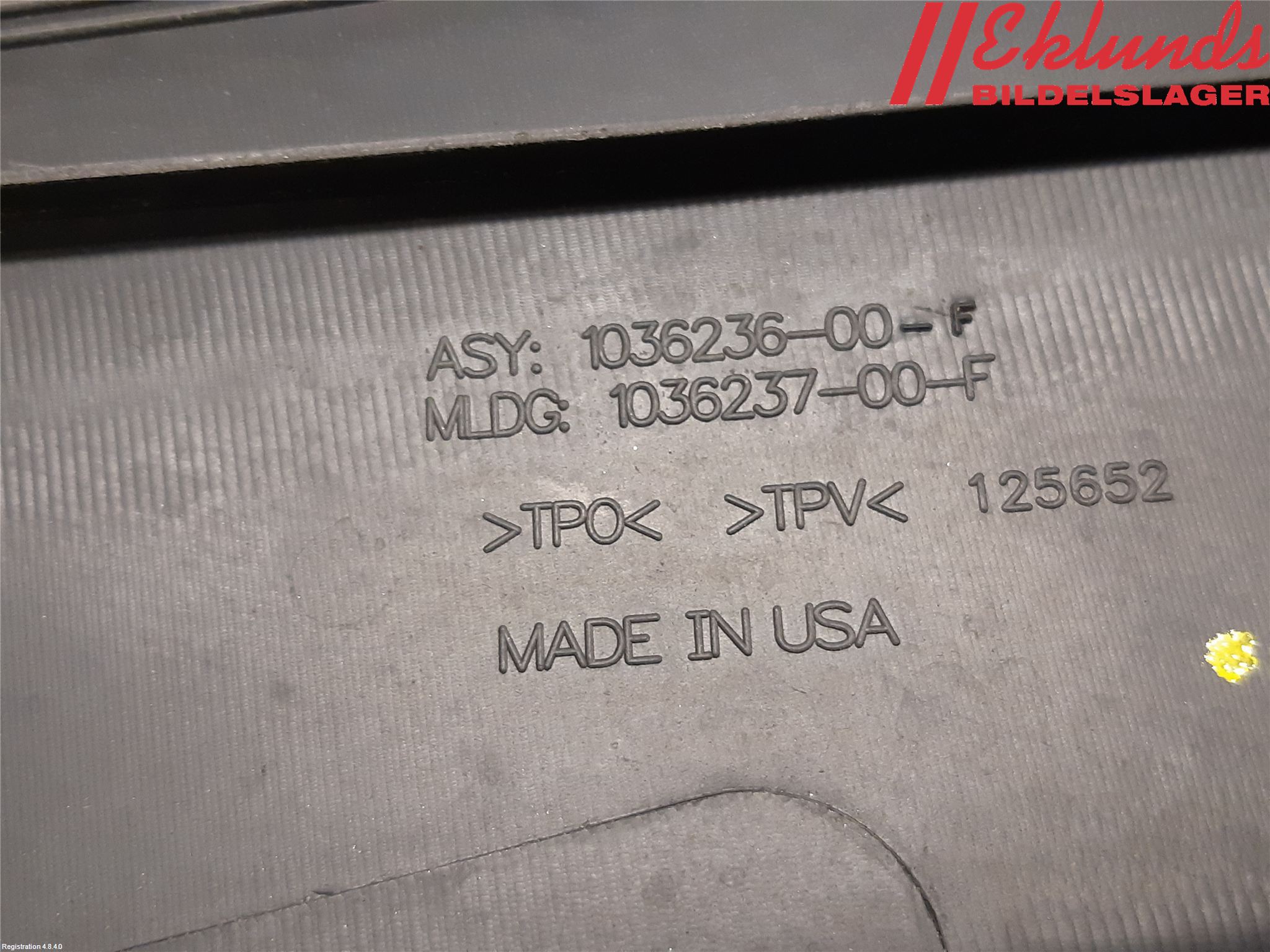 Tesla MODEL X 16- Täckplast Front