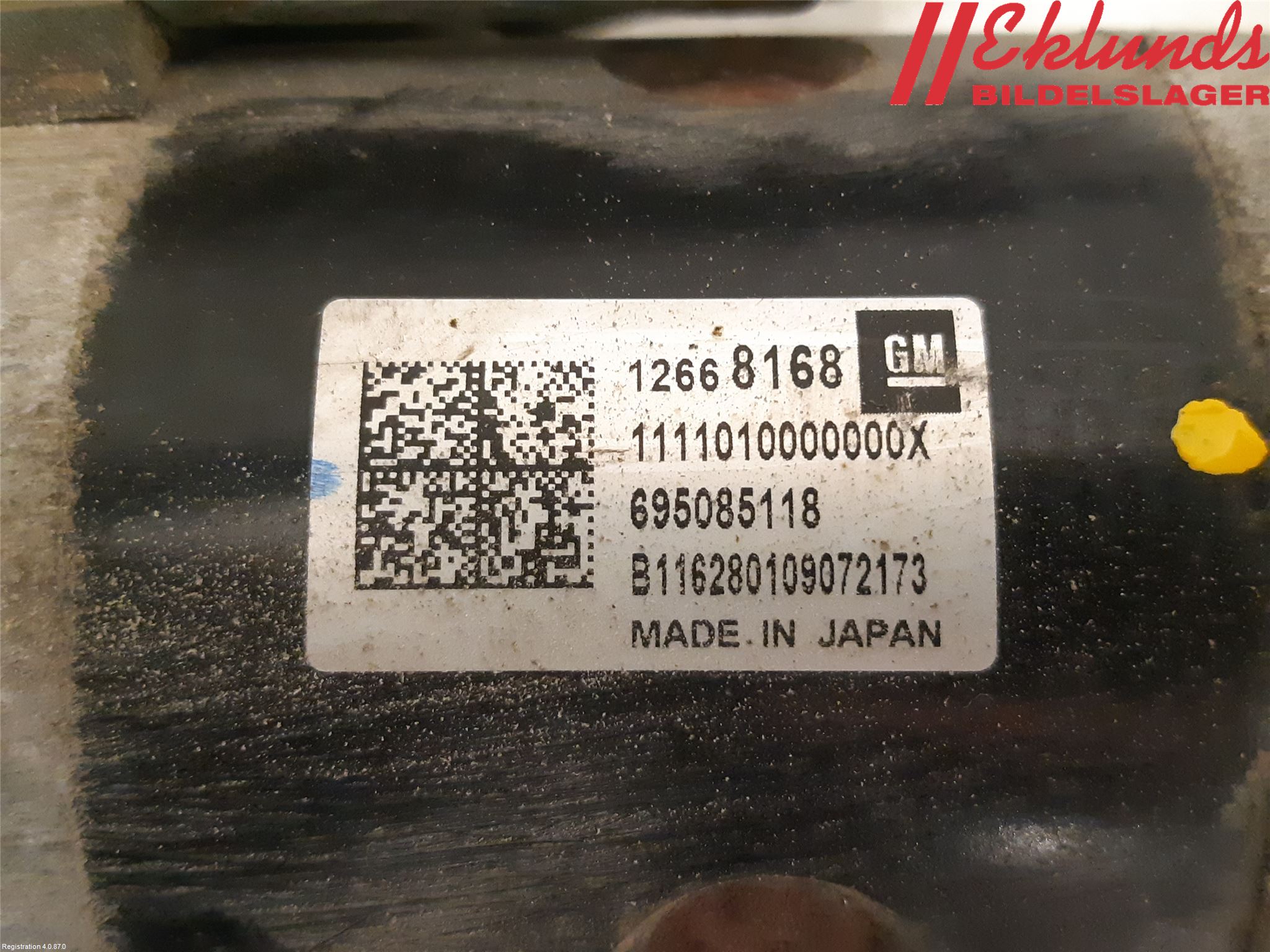 Opel ASTRA K 16-22 Startmotor