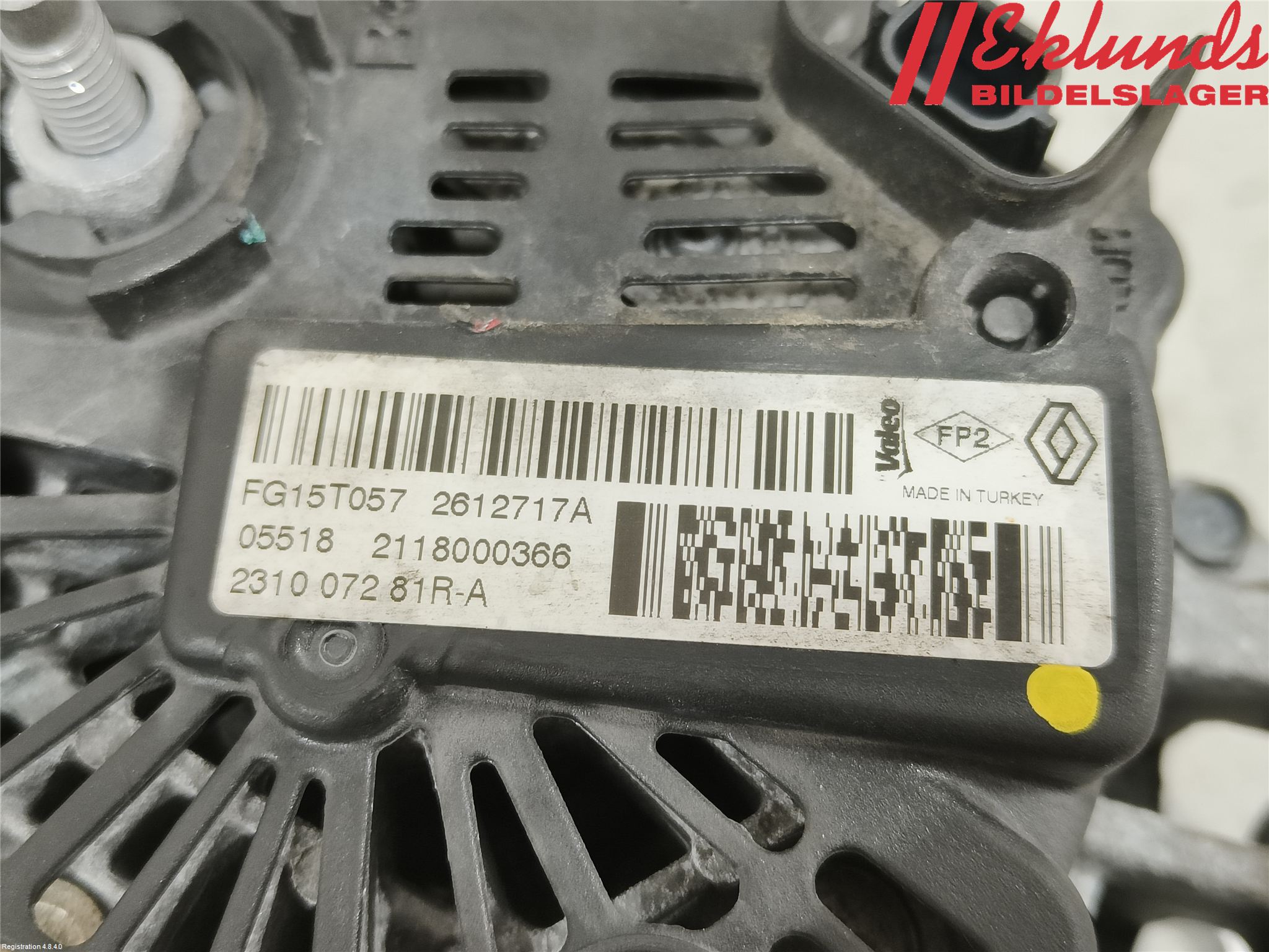 Renault CLIO IV 16-19 Generator