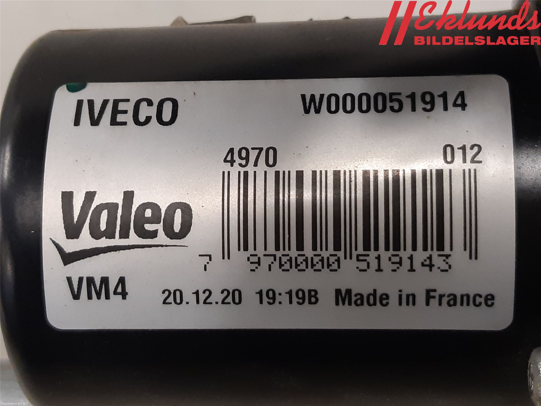 Iveco DAILY 14->> Torkarmotor Vindruta