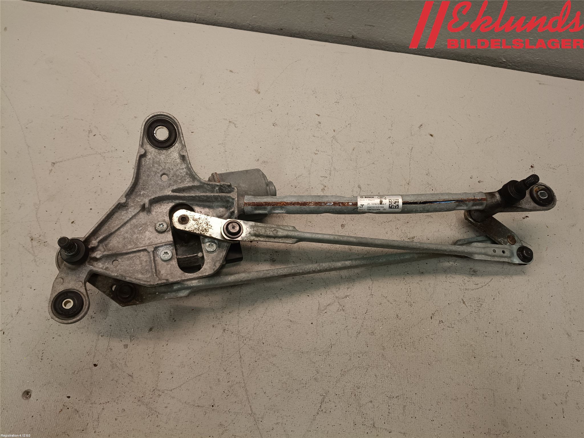 Tesla MODEL 3 17- Torkarmotor Vindruta