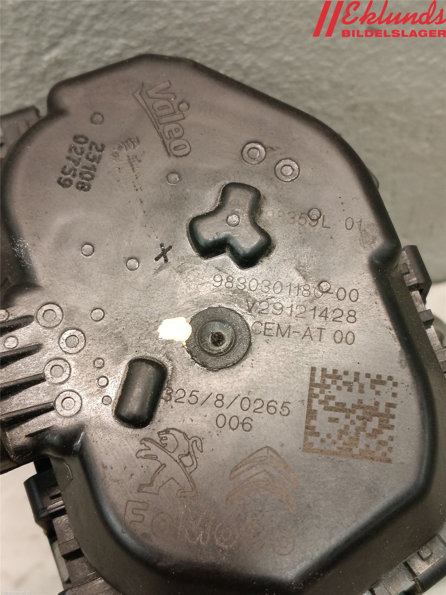 Citroen JUMPY/E-JUMPY 16- Injspjällhus