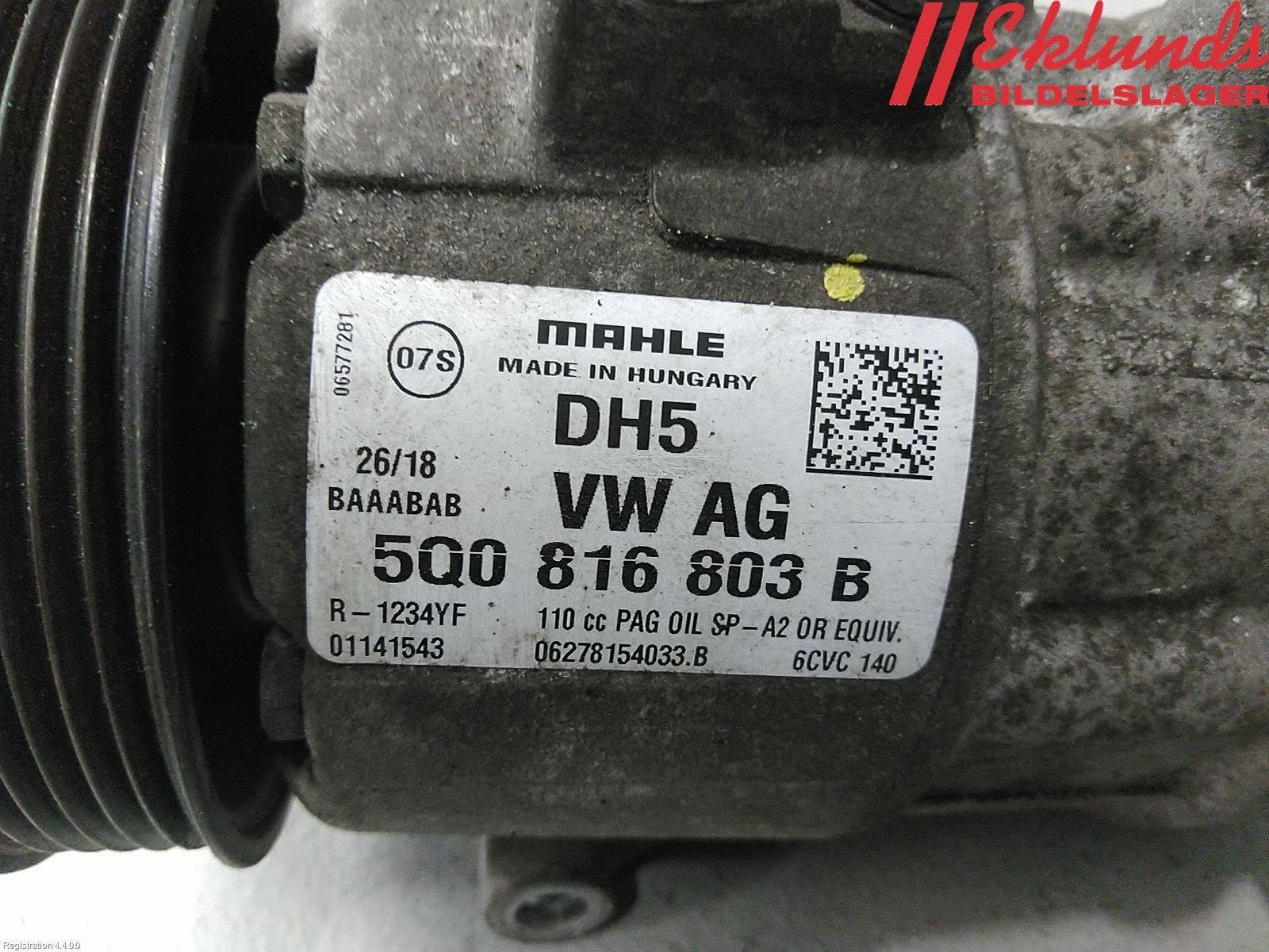 Volkswagen VW TIGUAN 16-24 Ac Kompressor