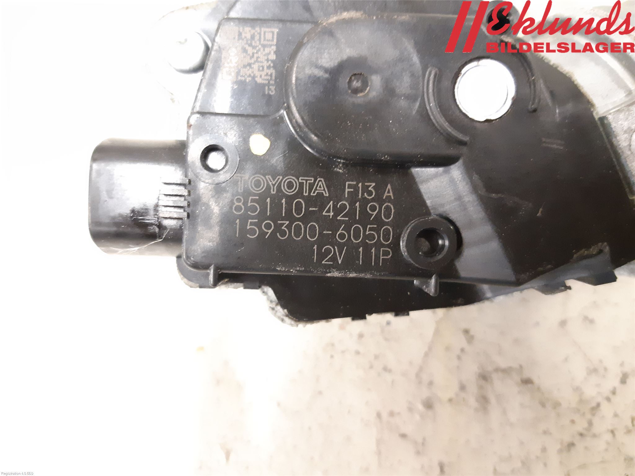 Toyota RAV4 13-18 Torkarmotor Vindruta