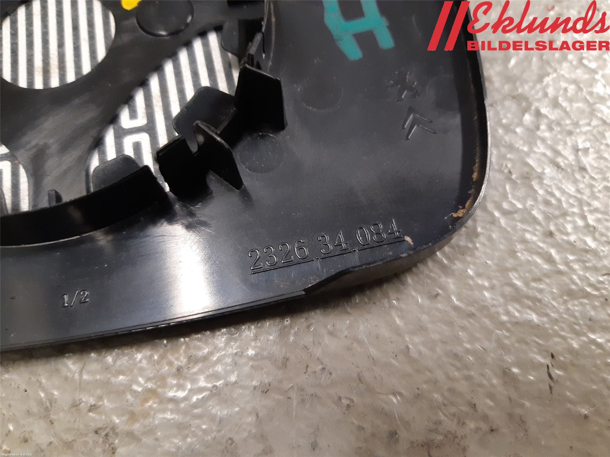 Peugeot 508 11-18 Spegelglas Hö