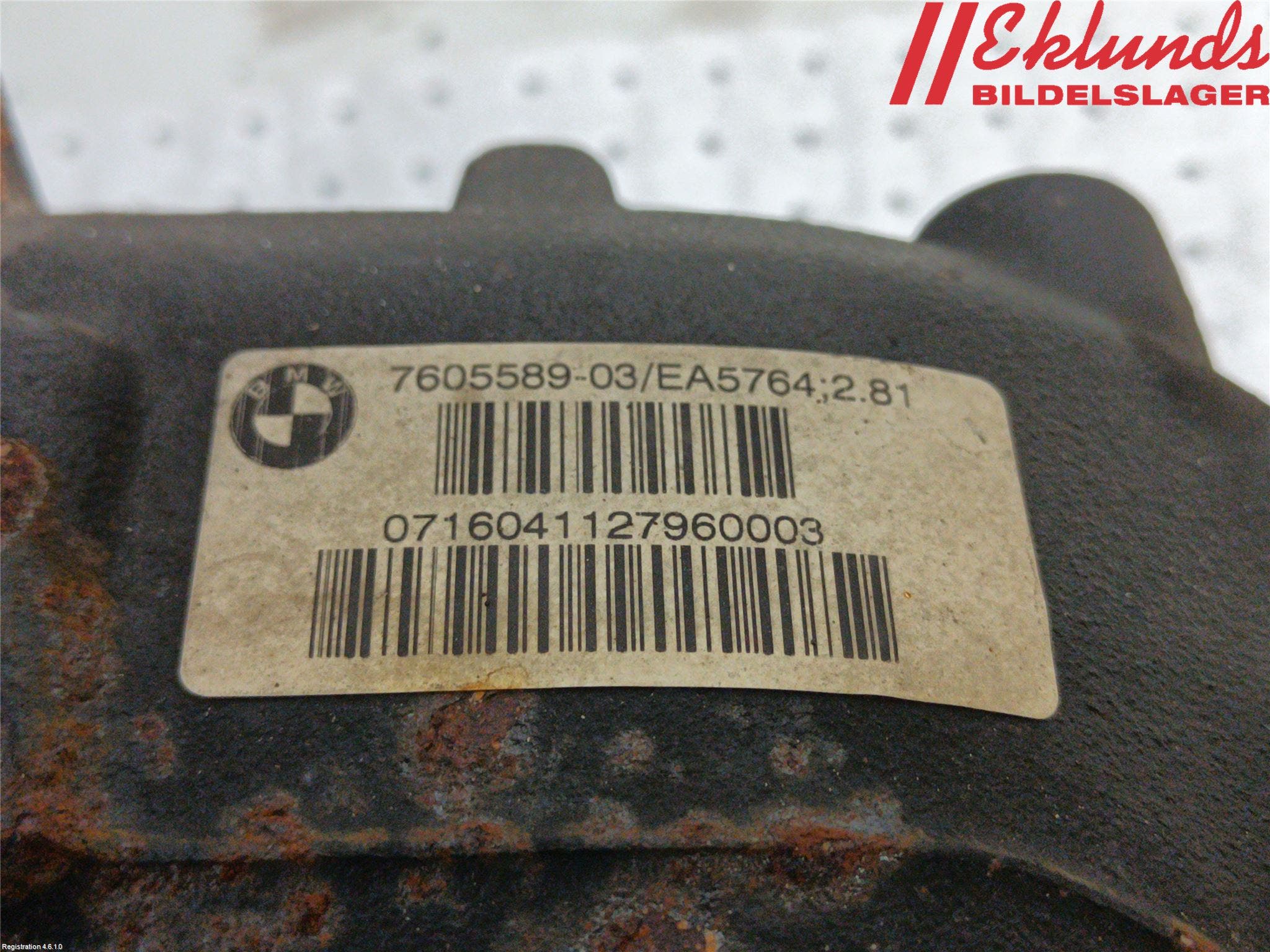 BMW 4 F36 Gran Coupé 14-20 Bakväxel-Diff