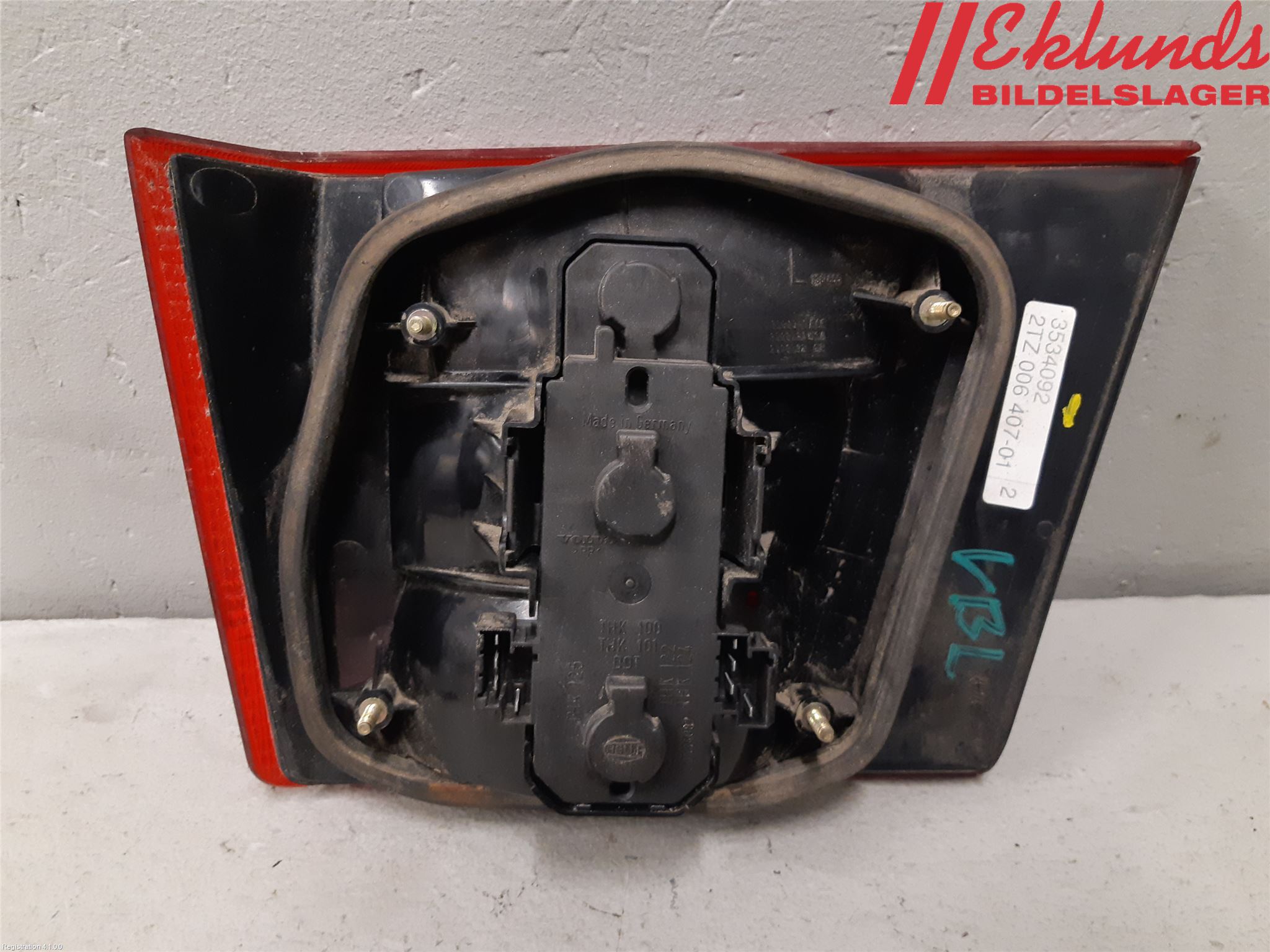 Volvo 940 91-98 Bakljus Lucka Vä