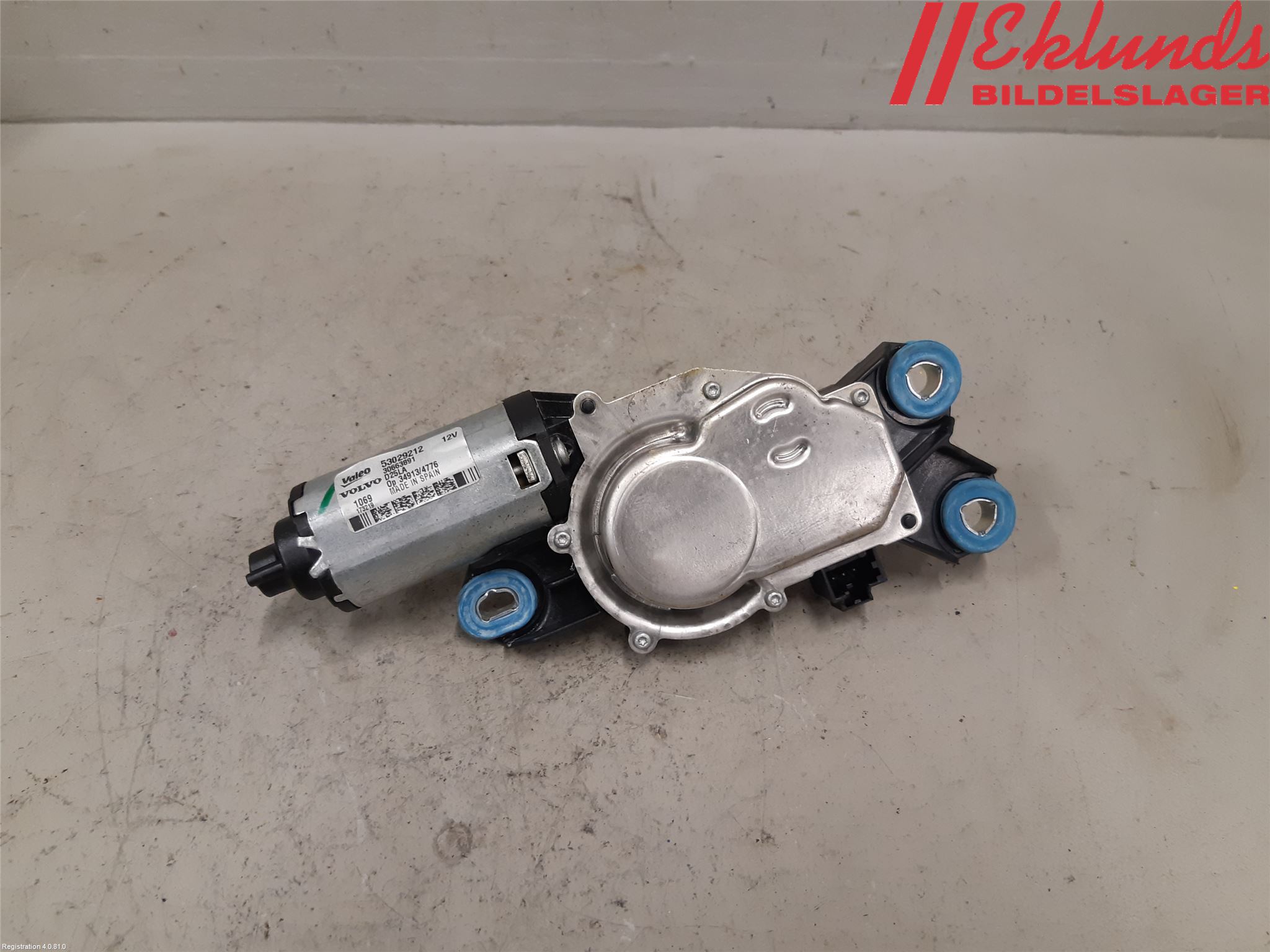 Volvo V70 08-13 Torkarmotor Baklucka