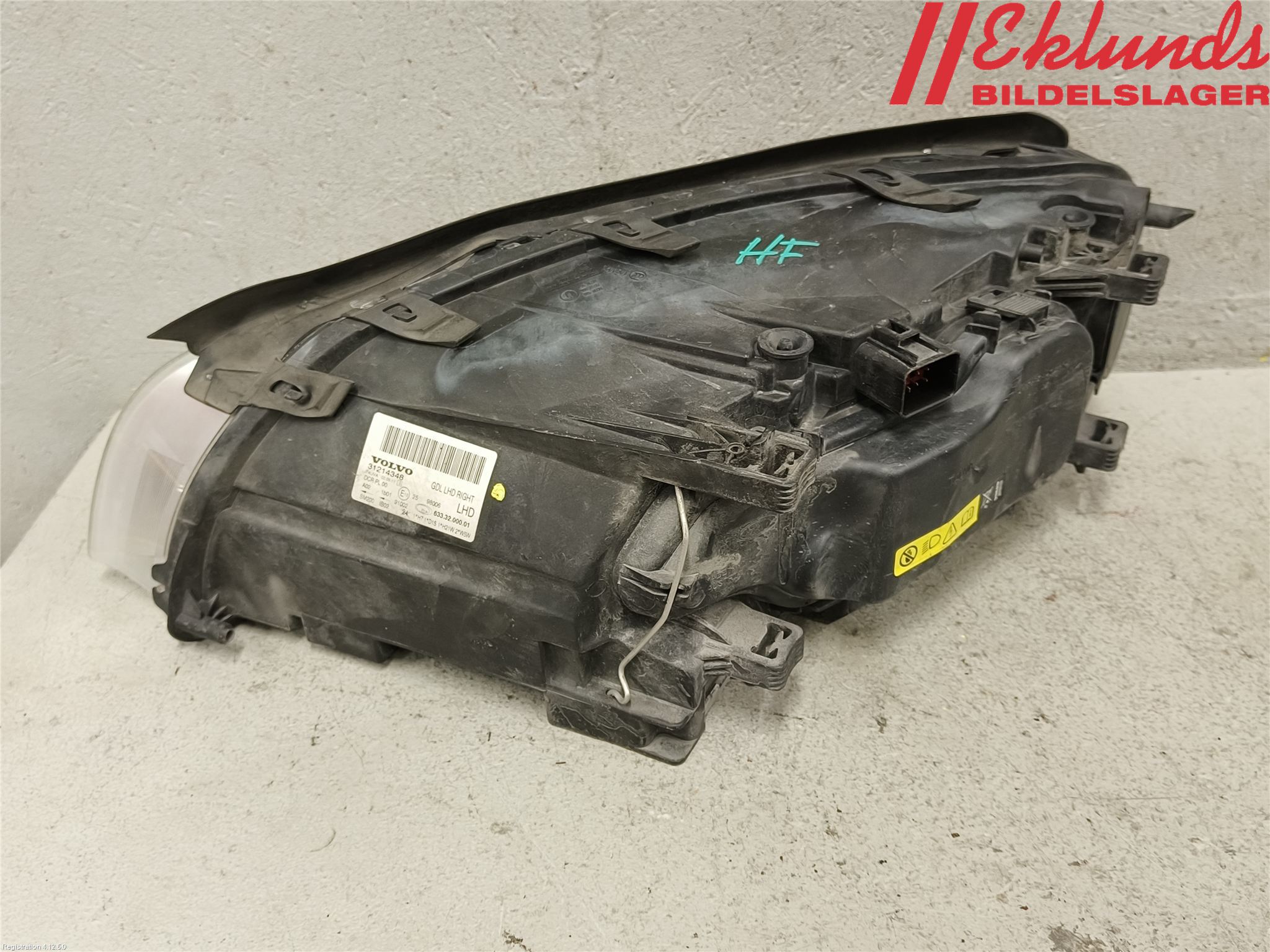 Volvo V70 08-13 Strålkastare Höger