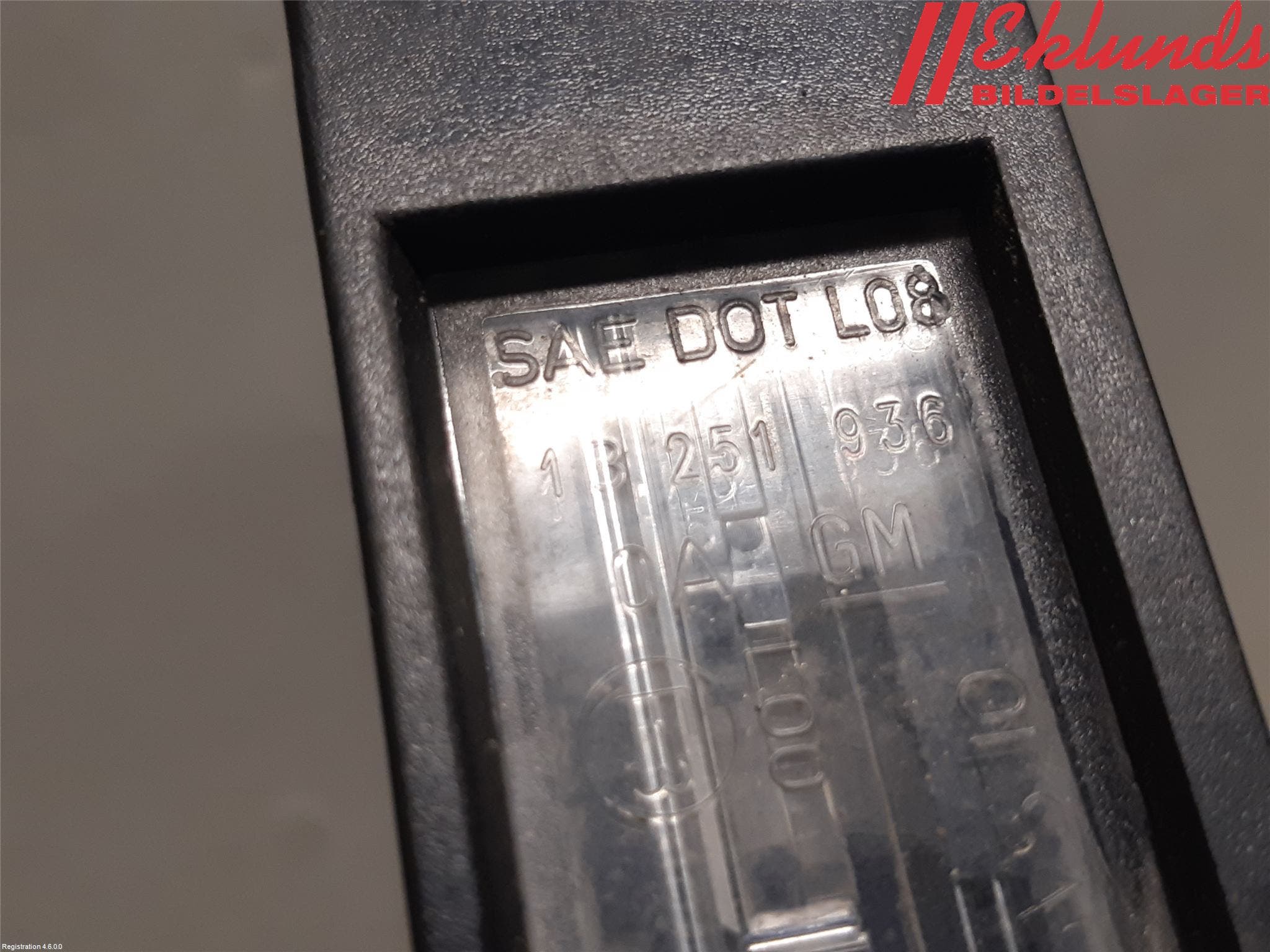 Opel ASTRA J 10-15 Skylt Belysning