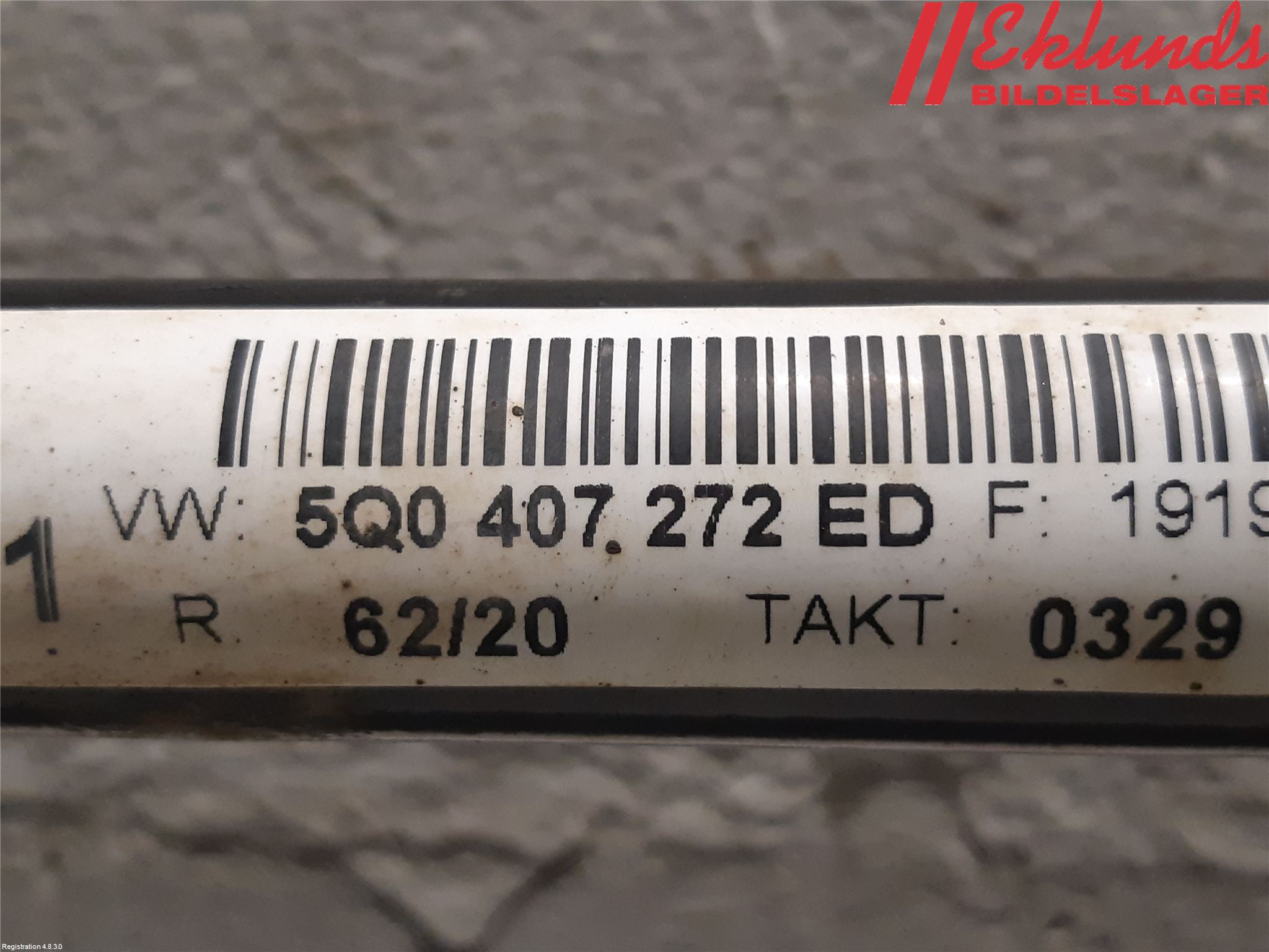 Volkswagen VW GOLF / E-GOLF VII 13-20 Drivaxel Fram Höger