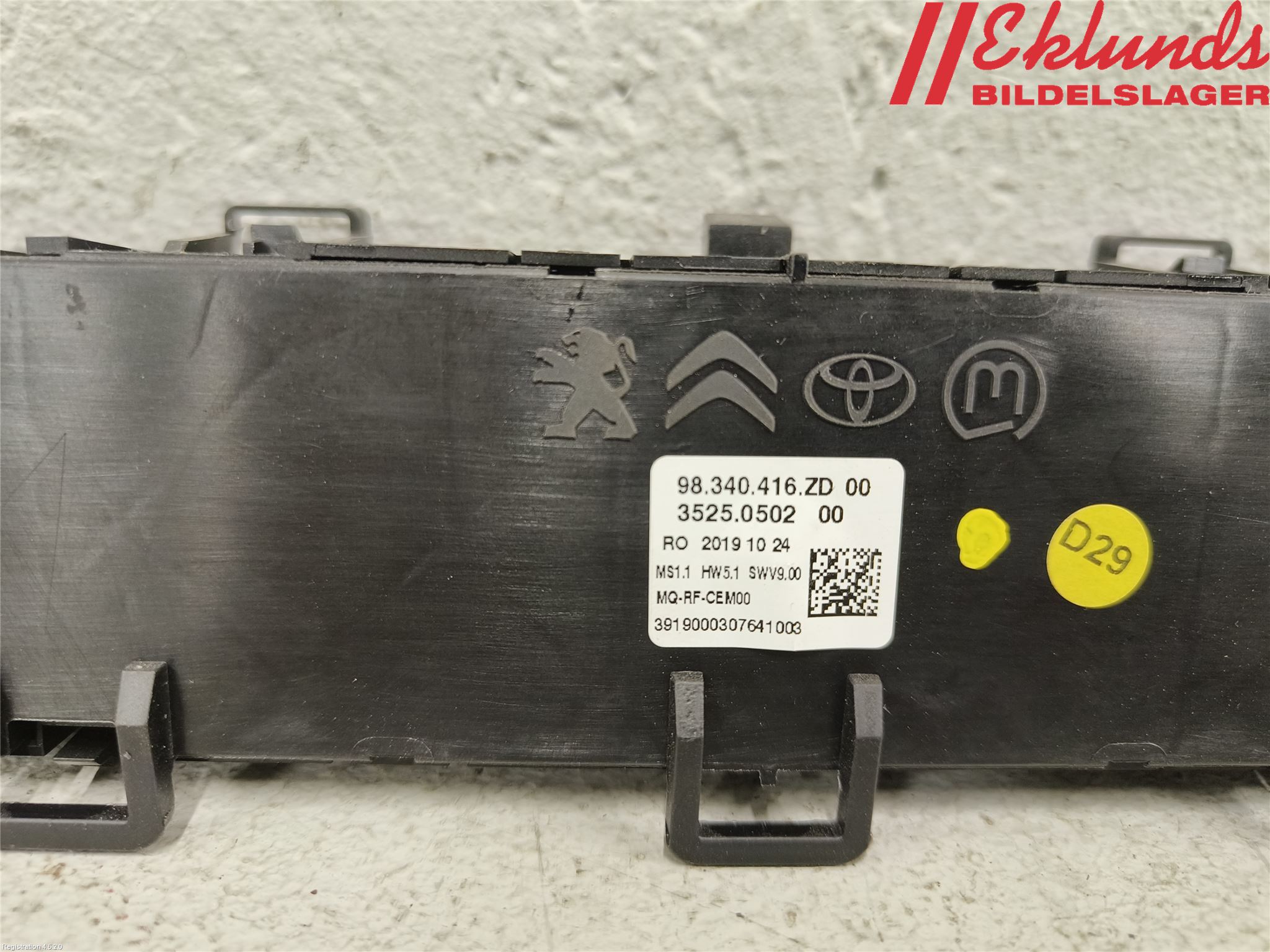 Opel VIVARO 20- Ac Styrenhet Ac Manöveren