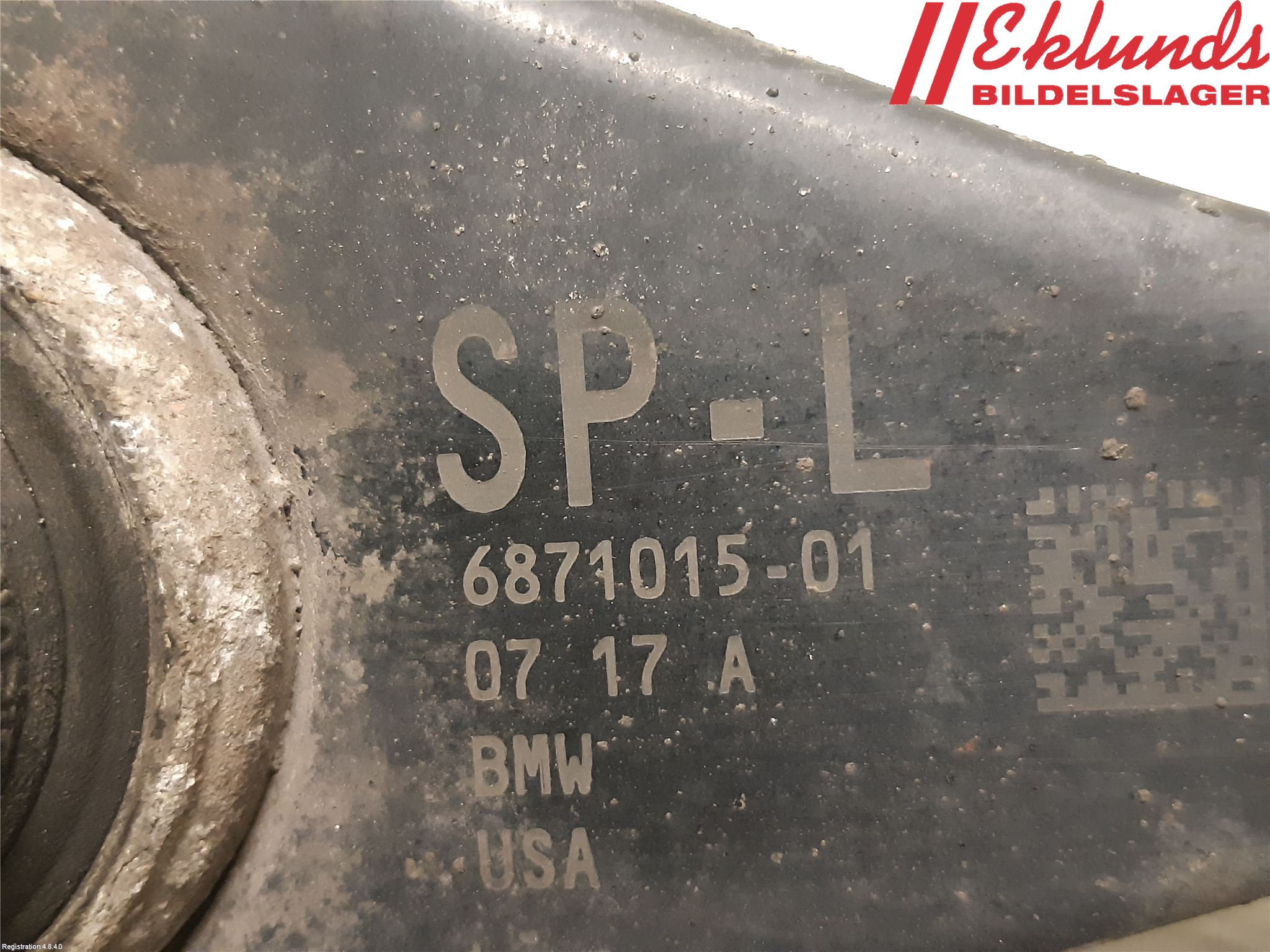 BMW X3 G01 18- Bärarm Bak Vänster