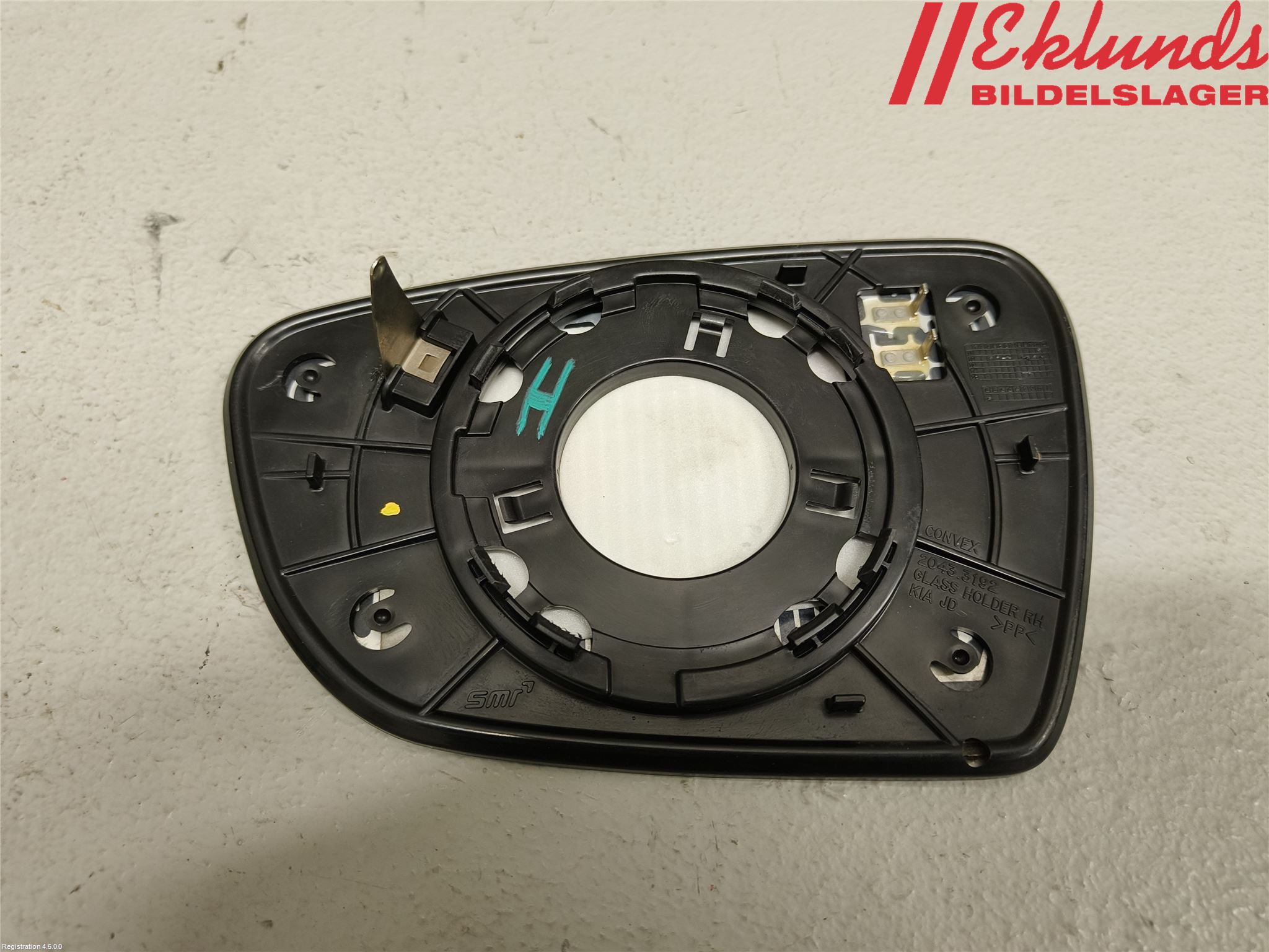 Kia CEED 12-18 Spegelglas Hö