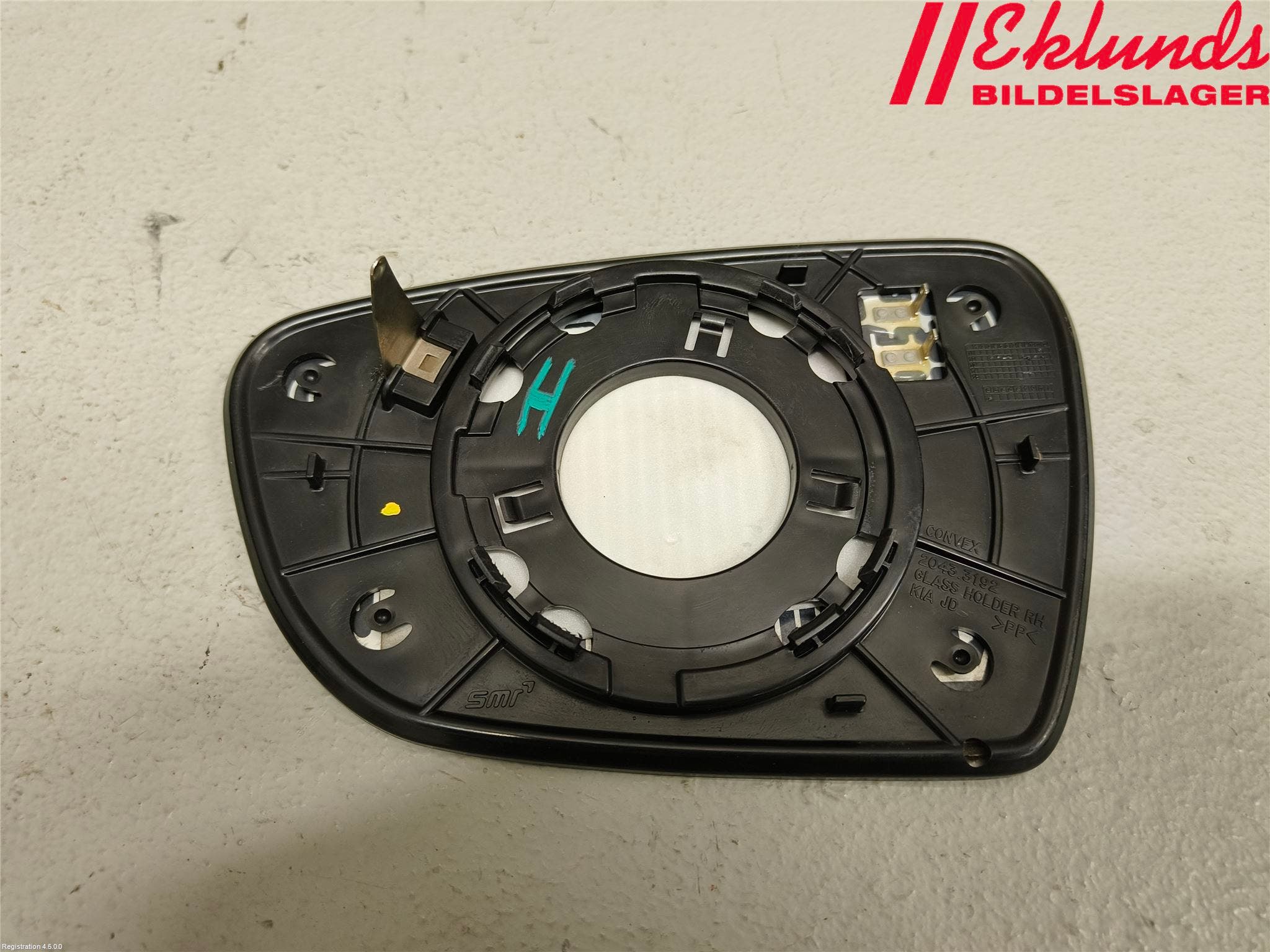 Kia CEED 12-18 Spegelglas Hö