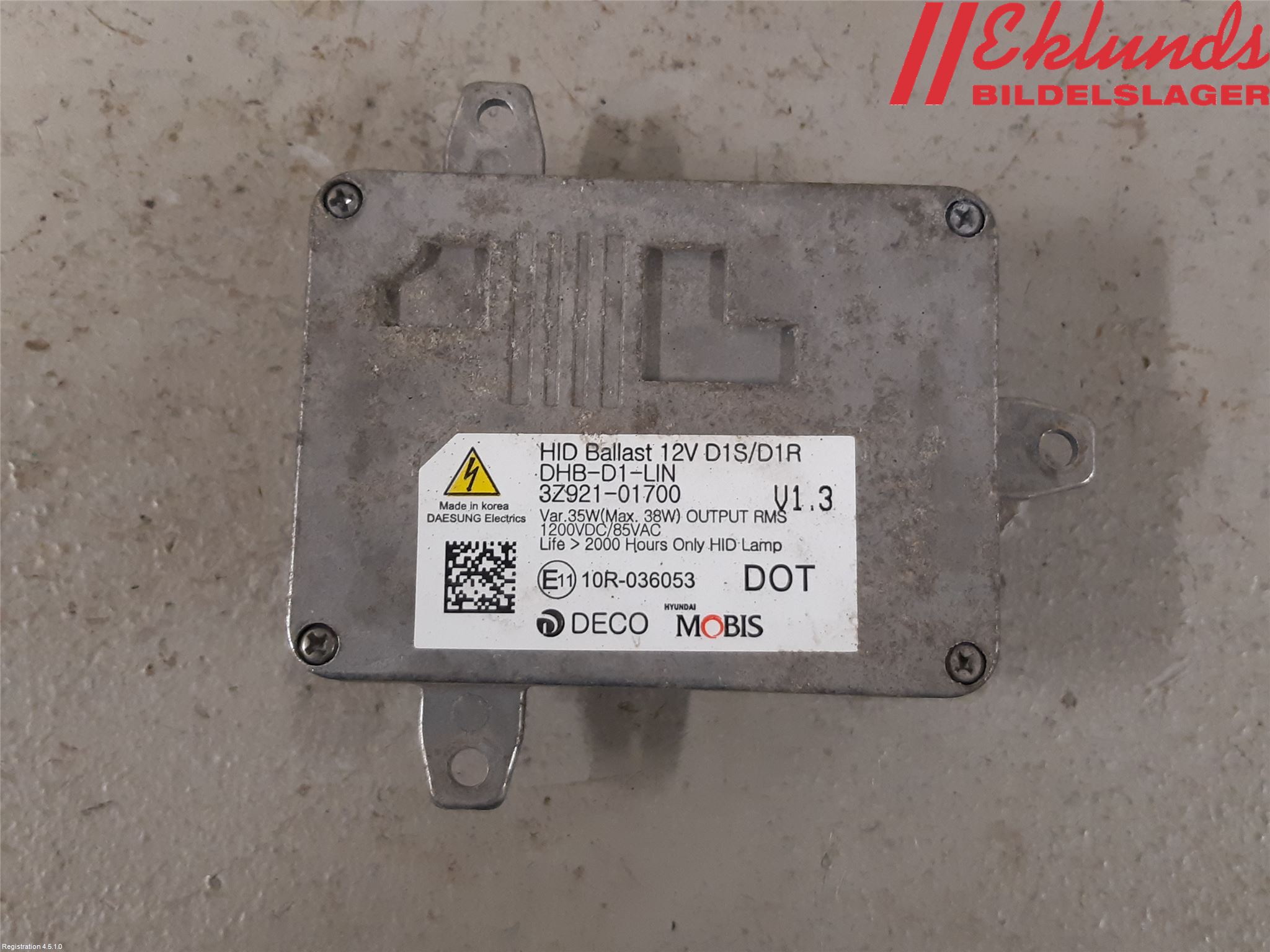 Hyundai i40 08-15 Styrenhet Strålkastare