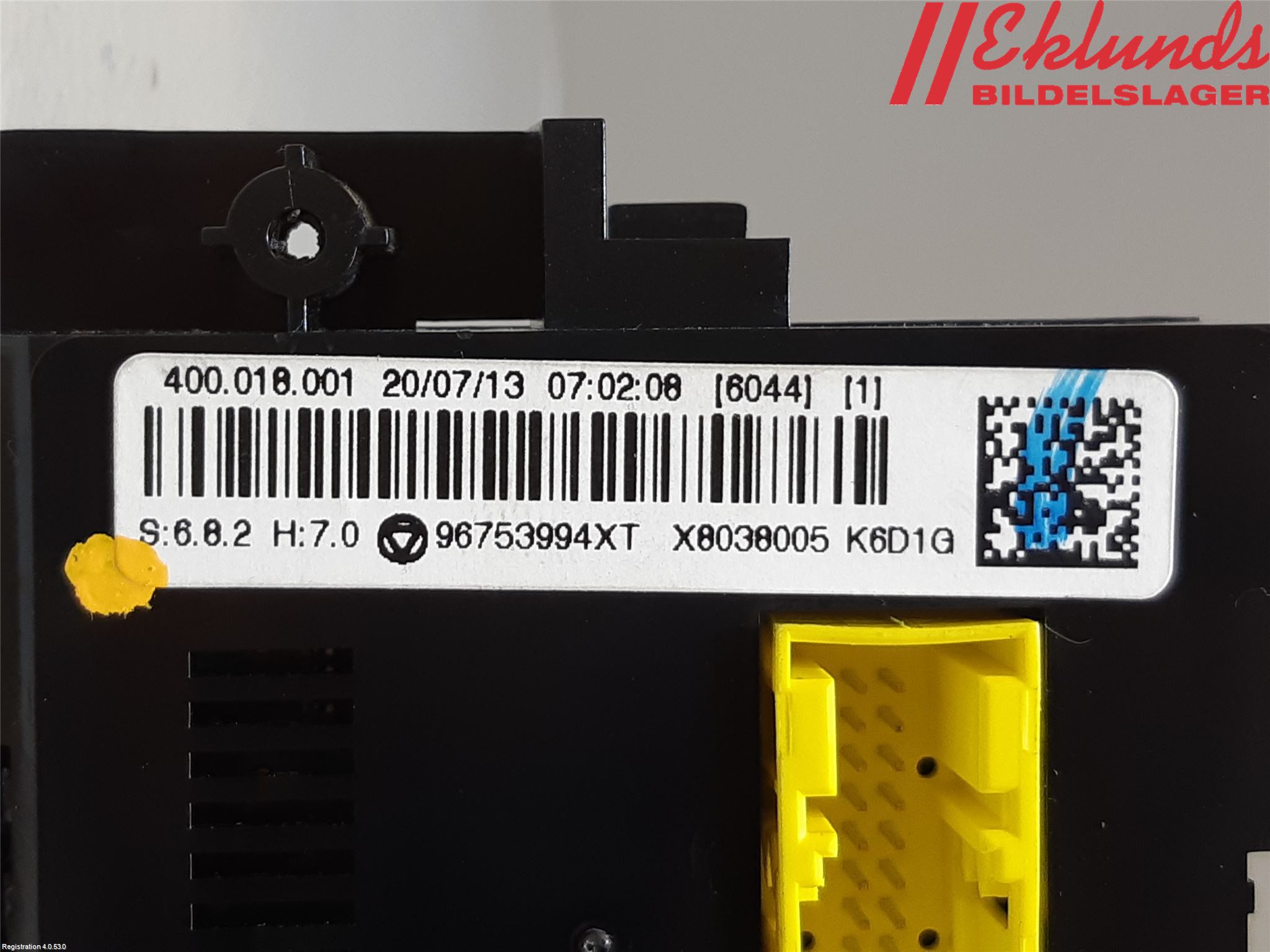 Citroen DS3 Ac Styrenhet Ac Manöveren