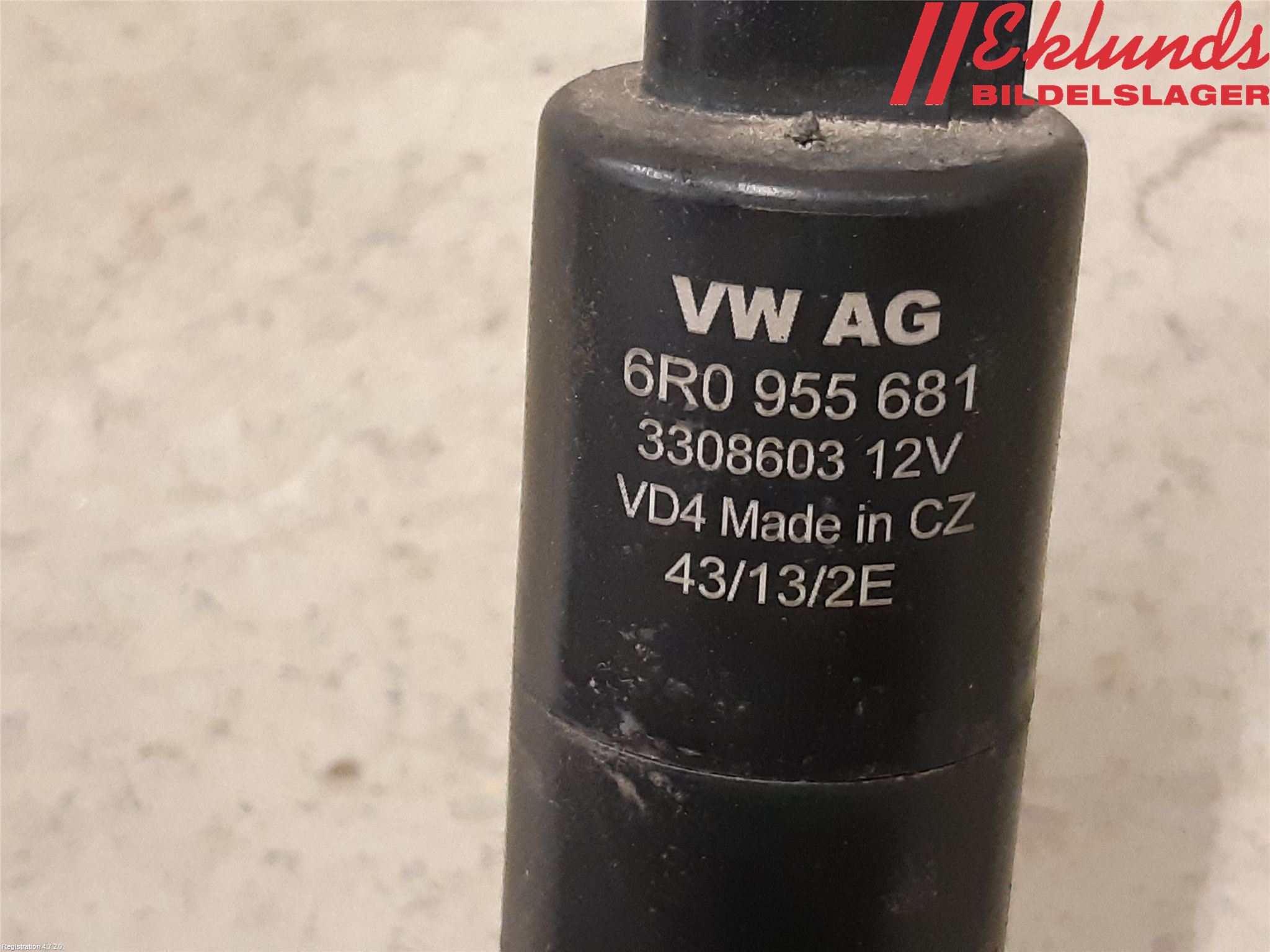Volkswagen VW PASSAT 11-14 Spolarpump Högtryck